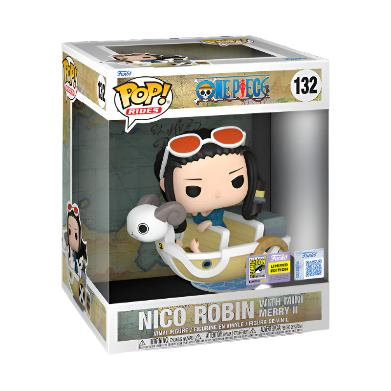 FUNKO POP! NICO ROBIN WITH MINI MERRY ll SDCC EXCLUSIVE