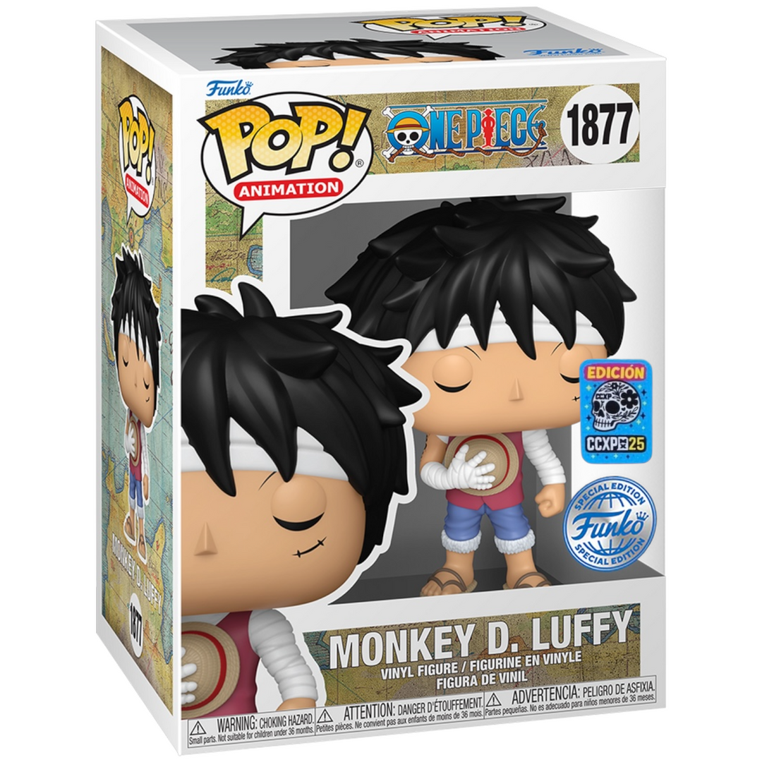 FUNKO POP! MONKEY D. LUFFY 1877 CCXP 25' EXCLUSIVE