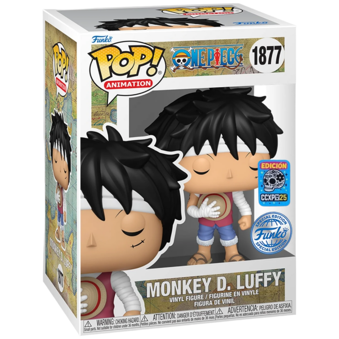 FUNKO POP! MONKEY D. LUFFY 1877 CCXP 25' EXCLUSIVE