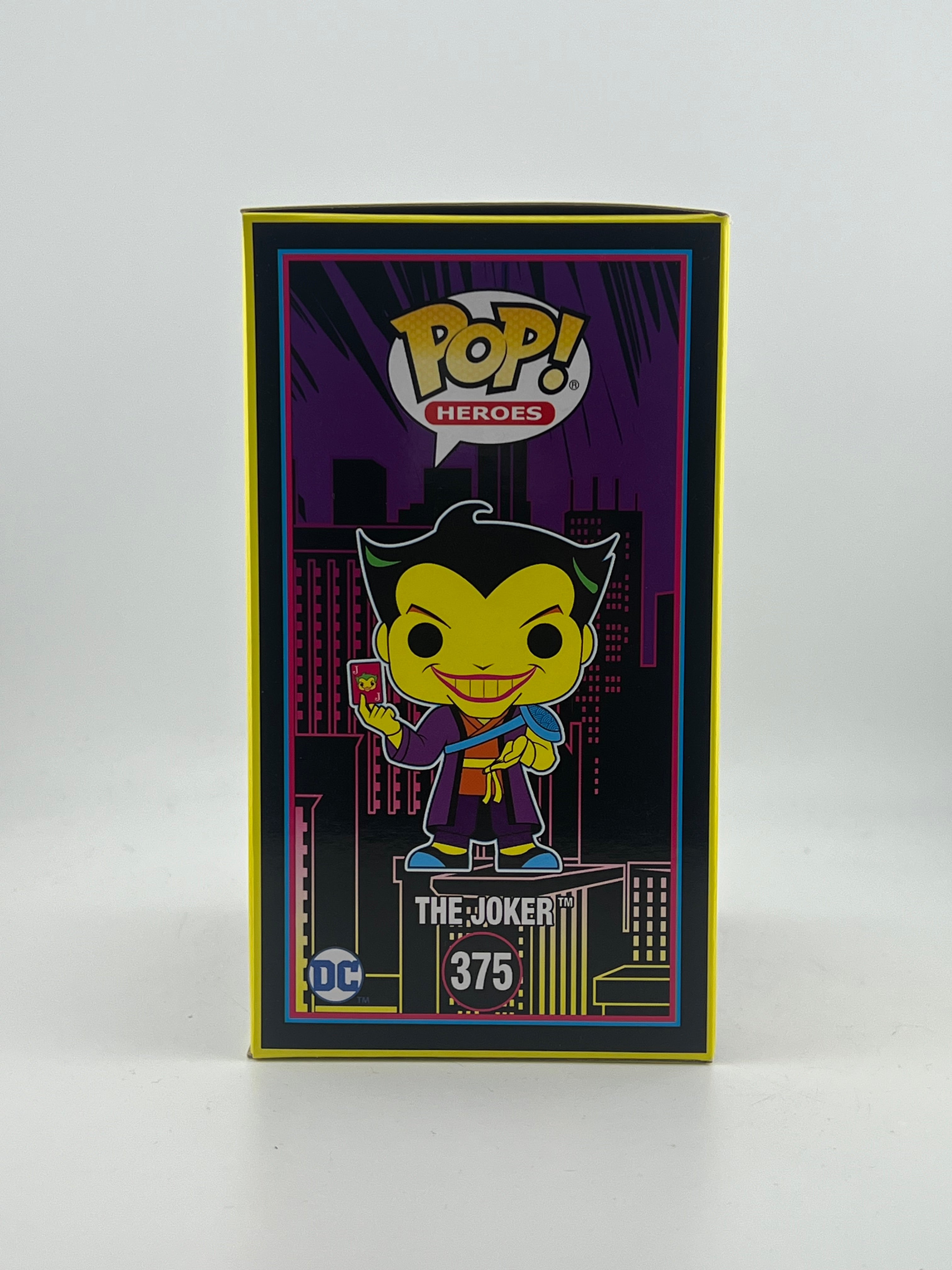 Funko Pop - THE JOKER BLACKLIGHT 375 2023 SDCC