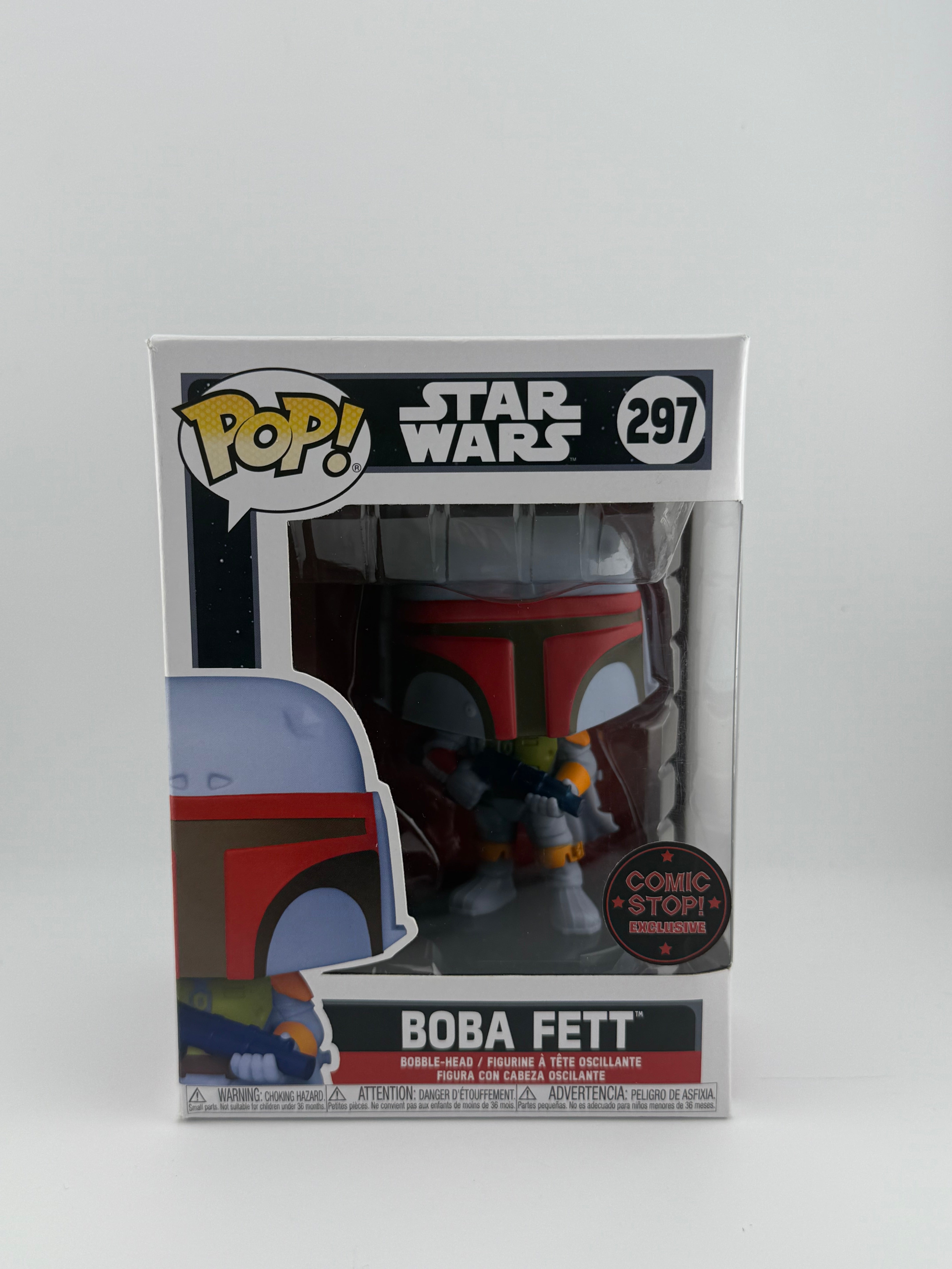 Funko POP! BOBA FETT 297 COMIC STOP EXCLUSIVE