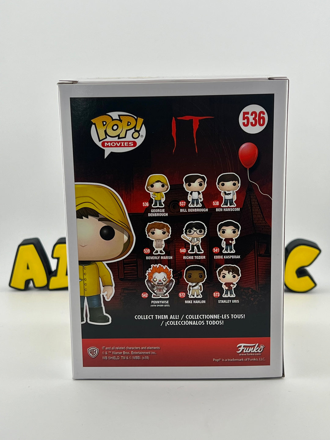 Georgie Denbrough 536 Chase - Signed By Jackson Robert Scott - Beckett Certified - Funko Pop