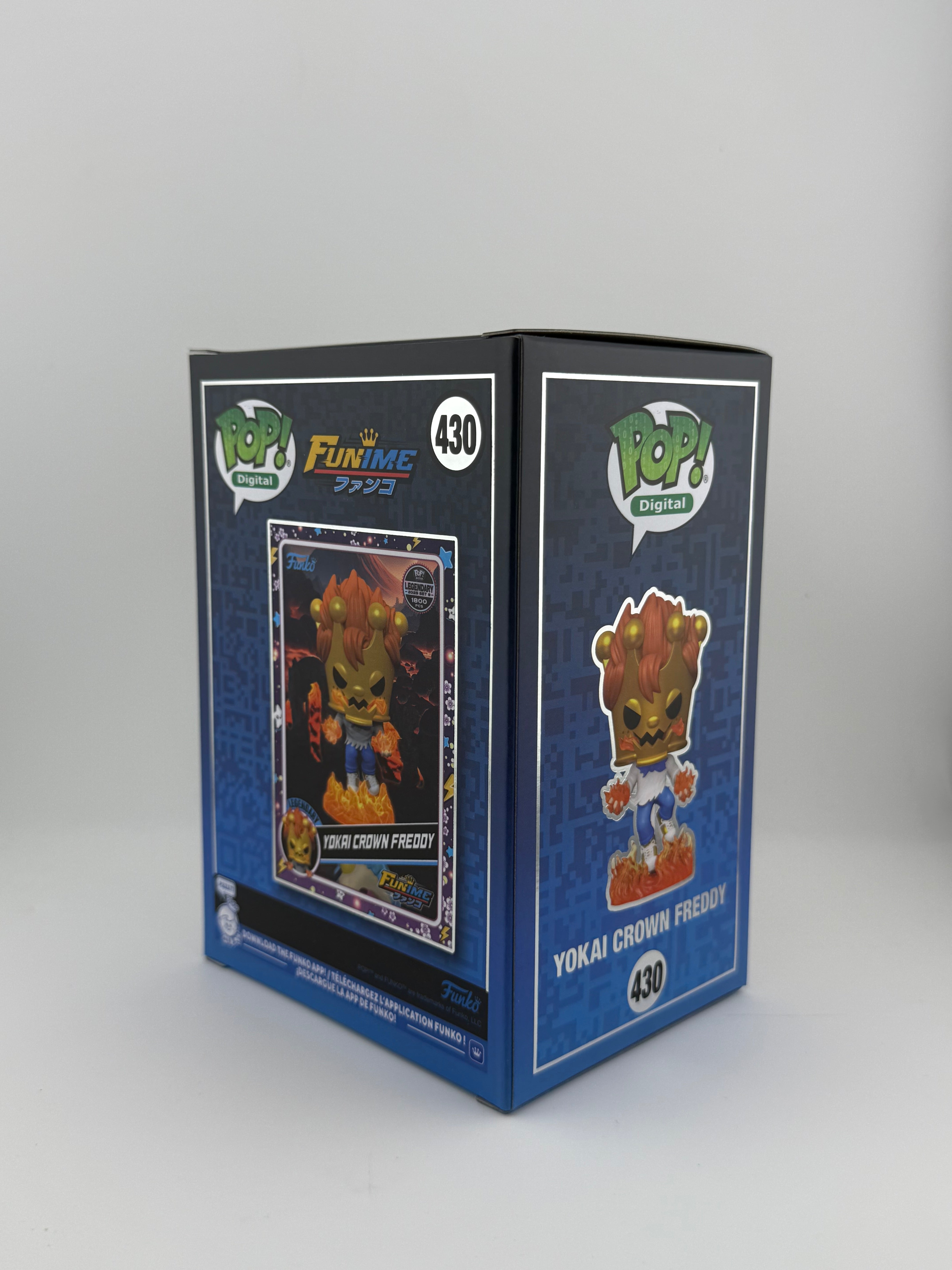 Funko POP! YOKAI CROWN FREDDY 430 GITD NFT EXCLUSIVE LE 886