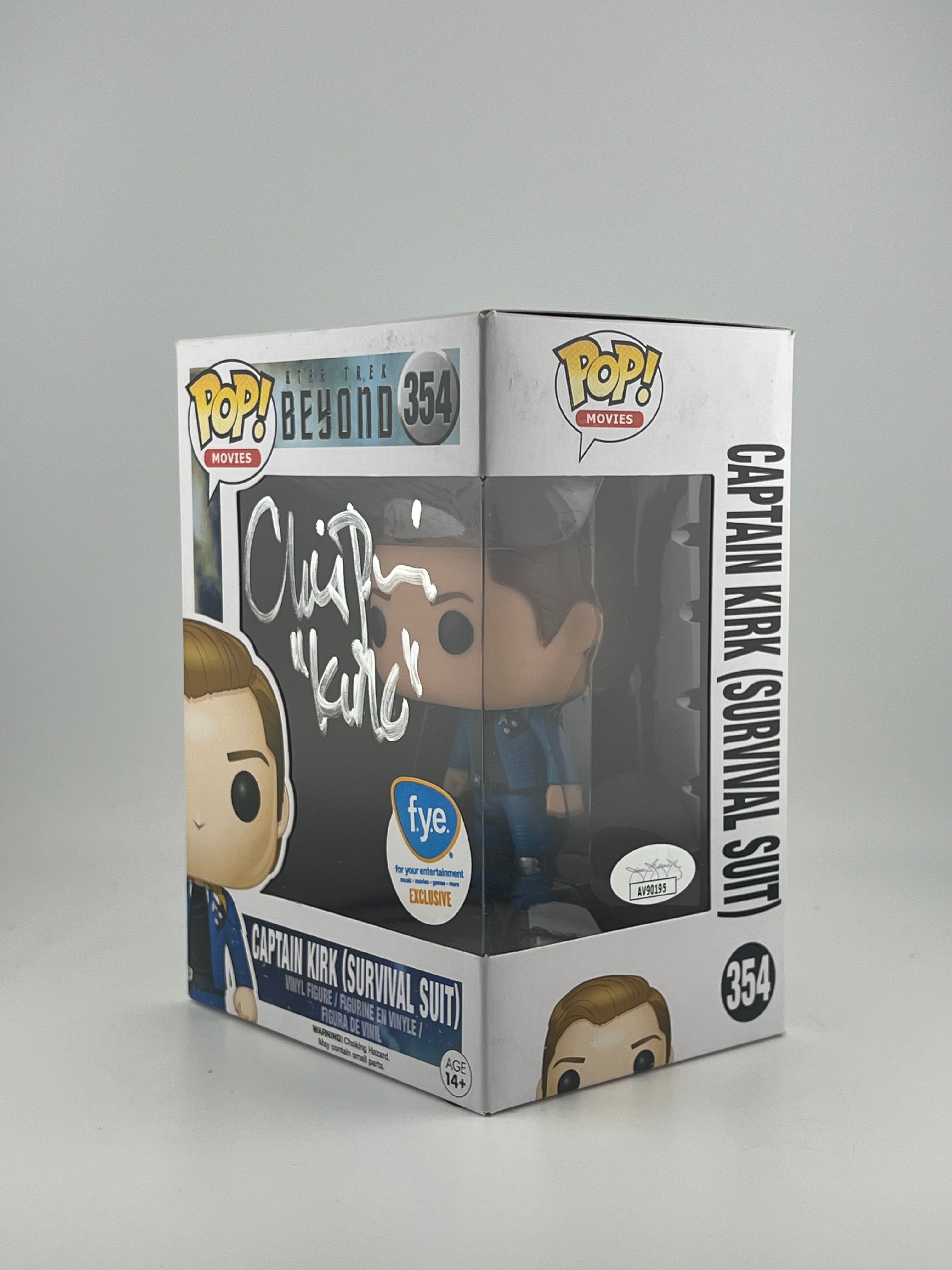 Funko Pop! CAPTAIN KIRK (SURVIVAL SUIT) 354 FYE EXCLUSIVE AUTO