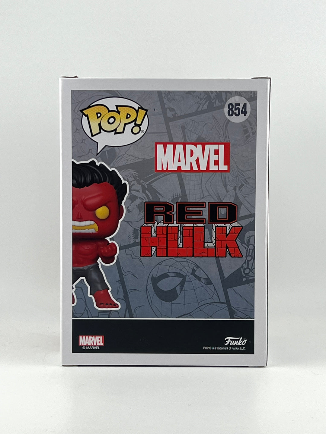 Funko Pop! Red Hulk 854 GITD Chase Hot Topic Exclusive