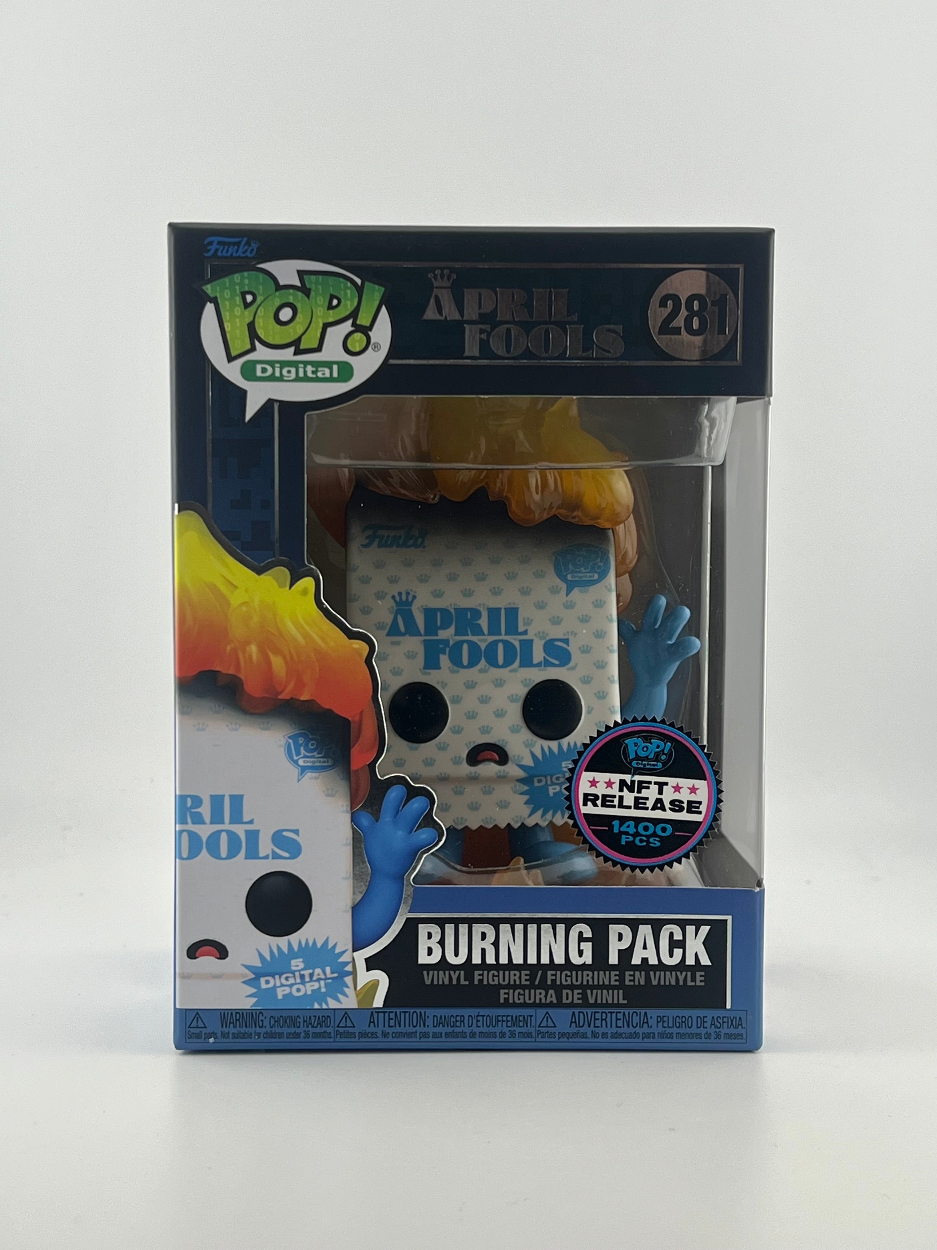 Funko Pop! BURNING PACK 281 NFT LE1400