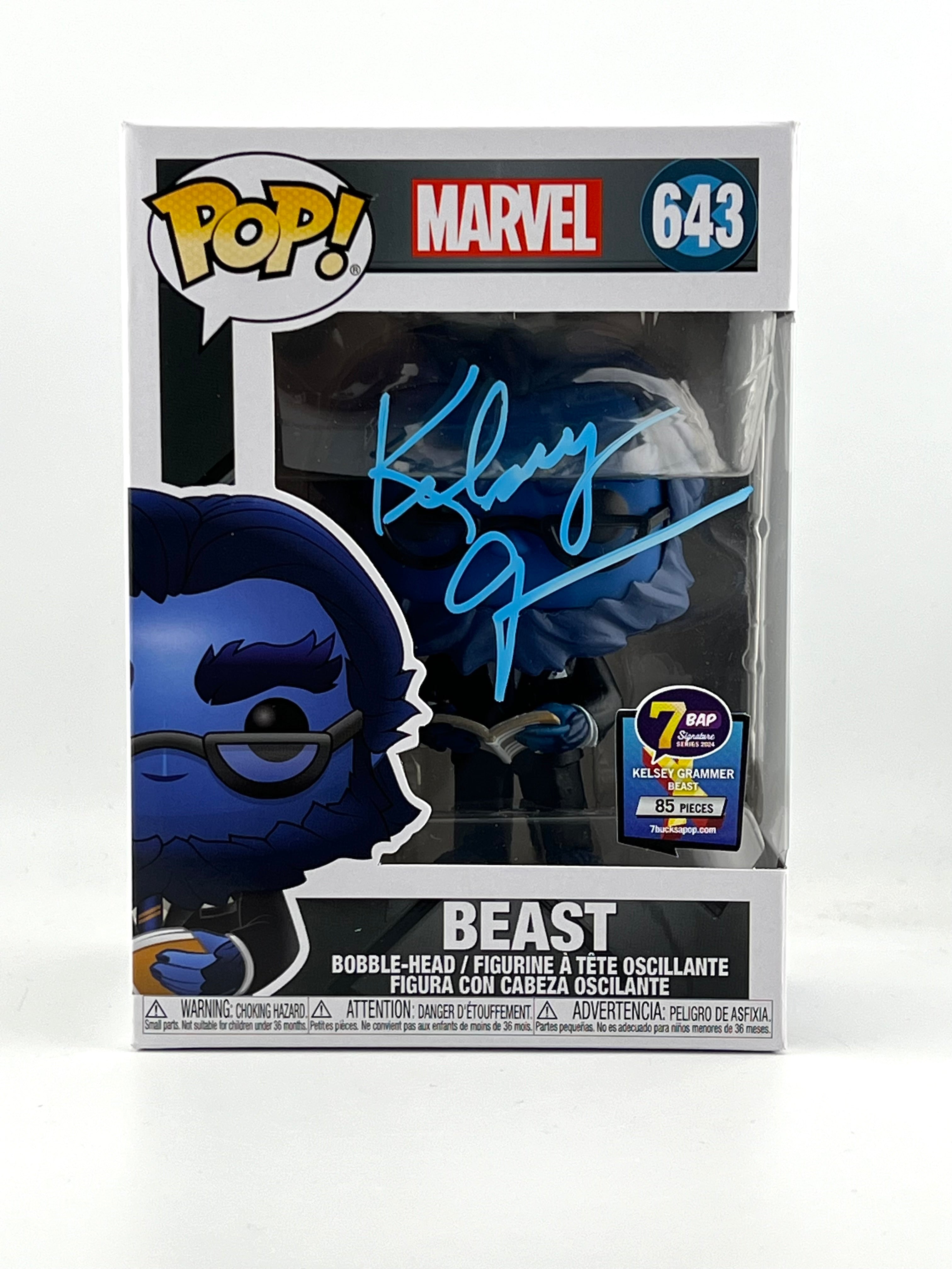 Funko Pop! Beast 643 7BAP Exclusive Autographed by Kelsey Grammer LE85 JSA AUTHENTICATED