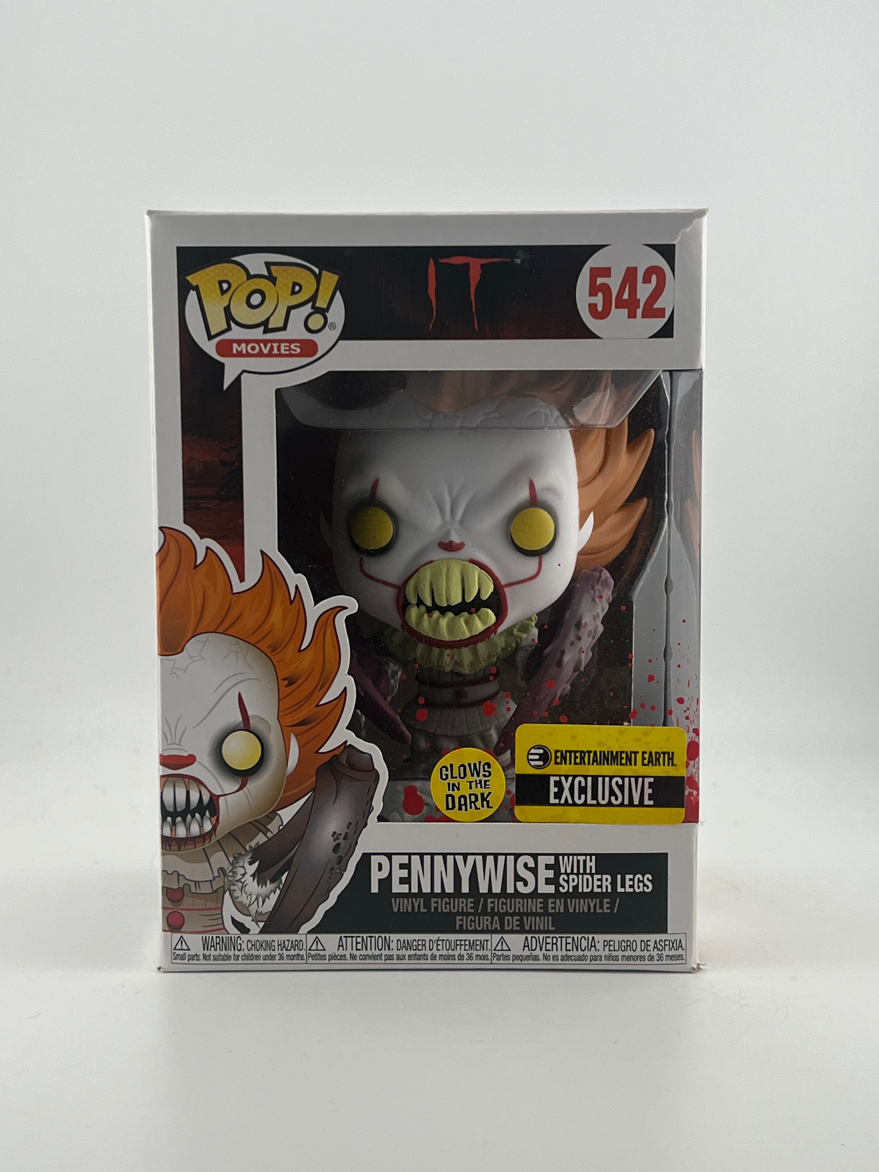 Funko Pop - PENNYWISE (WITH SPIDER LEGS) 542 GITD EE