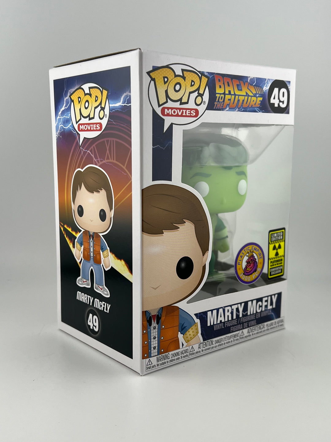 Funko Pop! Marty McFly 49 plutonium plastic empire exclusive