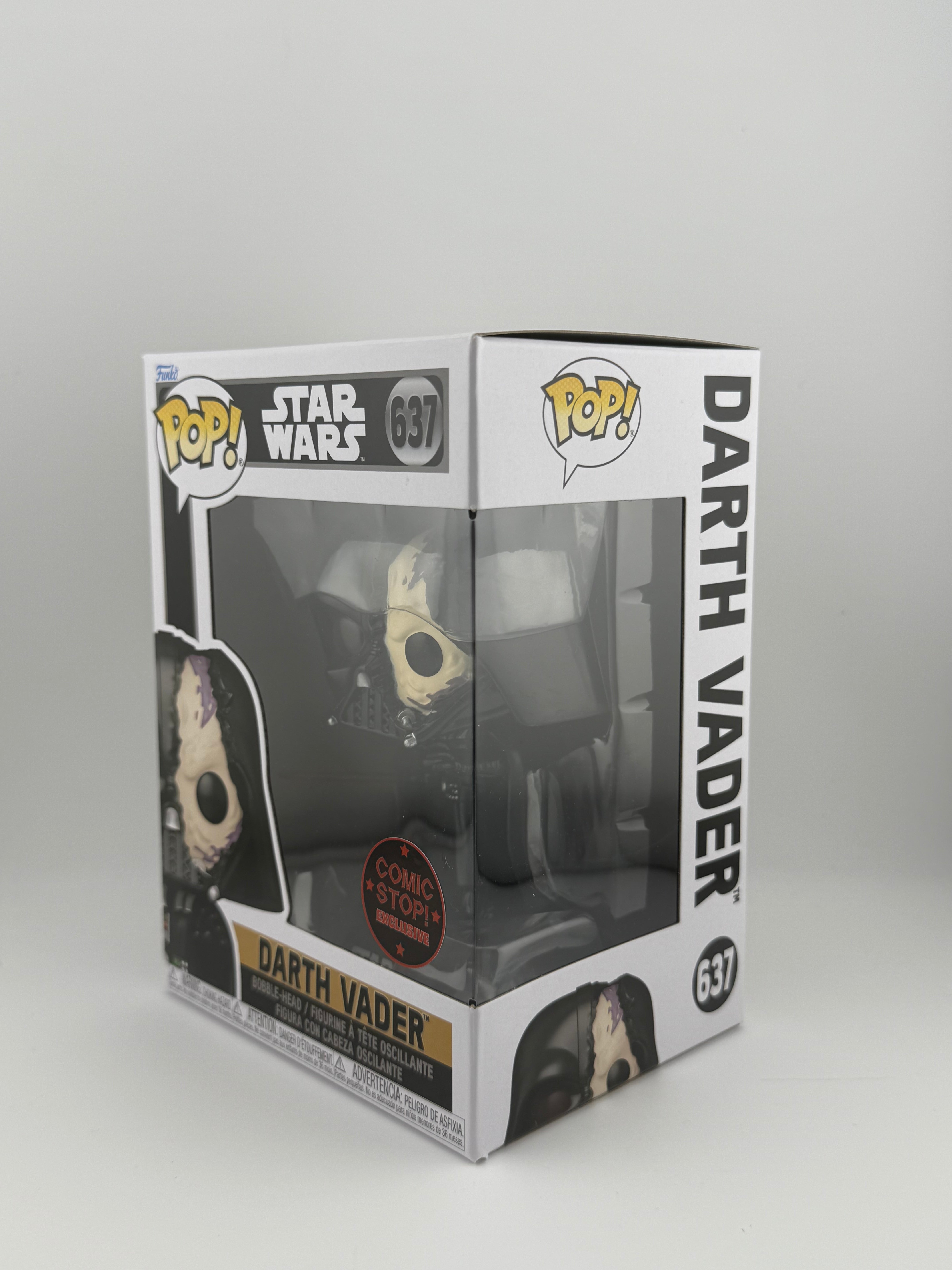 Funko POP! DARTH VADER 637 COMIC STOP EXCLUSIVE