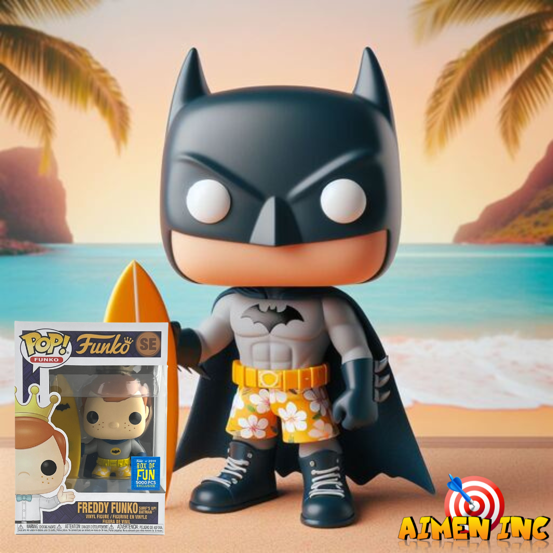 Funko pop! Freddy funko Surf’s up Batman (box of fun 5,000 pcs)