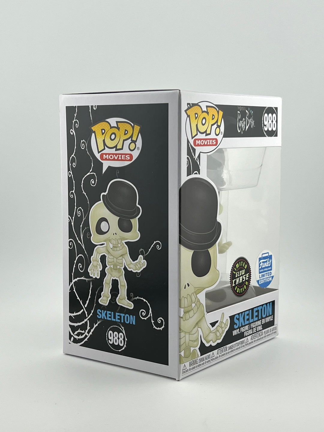 Funko Pop! Corpse Bride: Skeleton 988 chase (Funko exclusive)