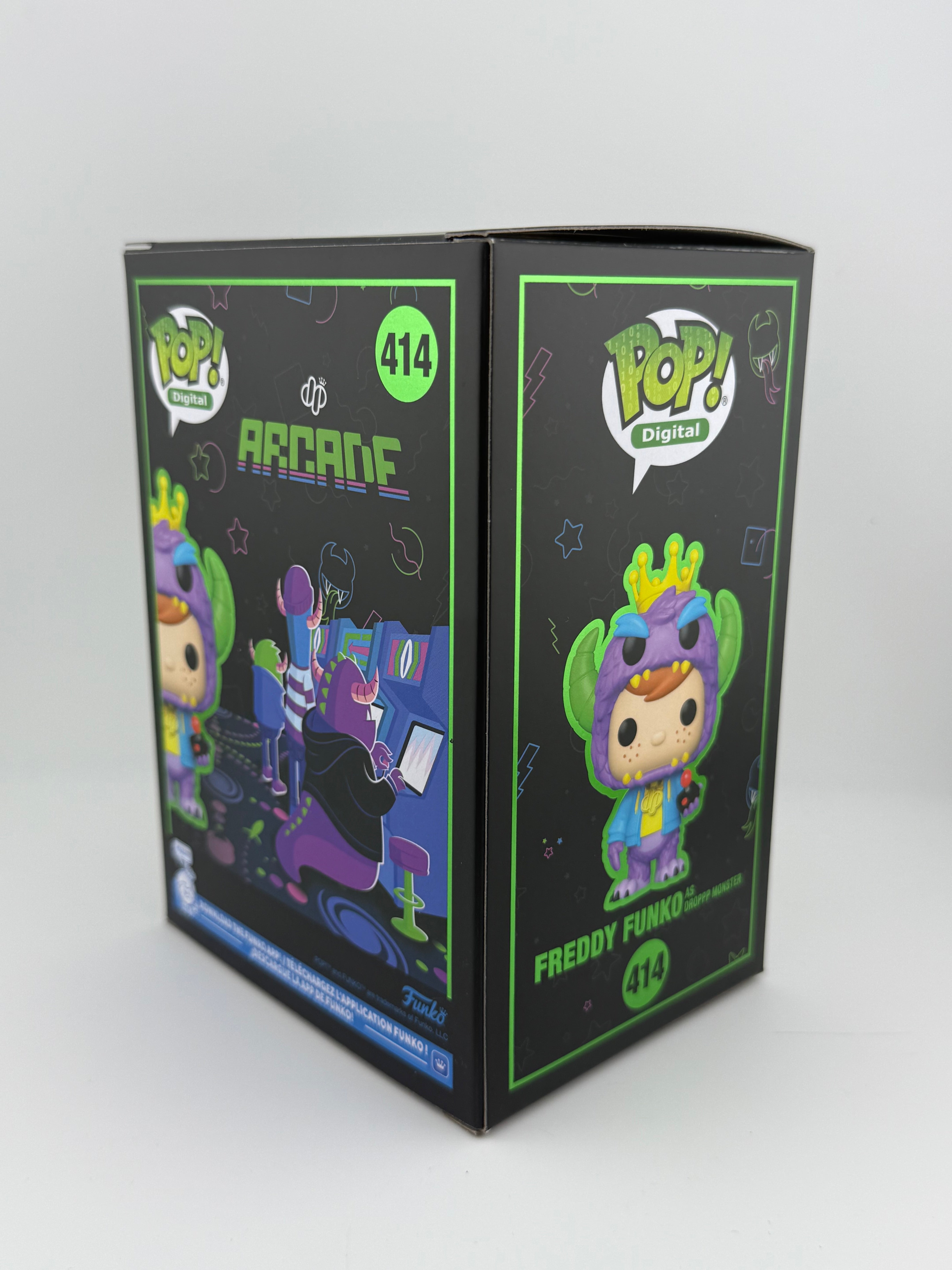 Funko POP! FREDDY FUNKO AS DROPP MONSTER 414 NFT EXCLUSIVE LE 331