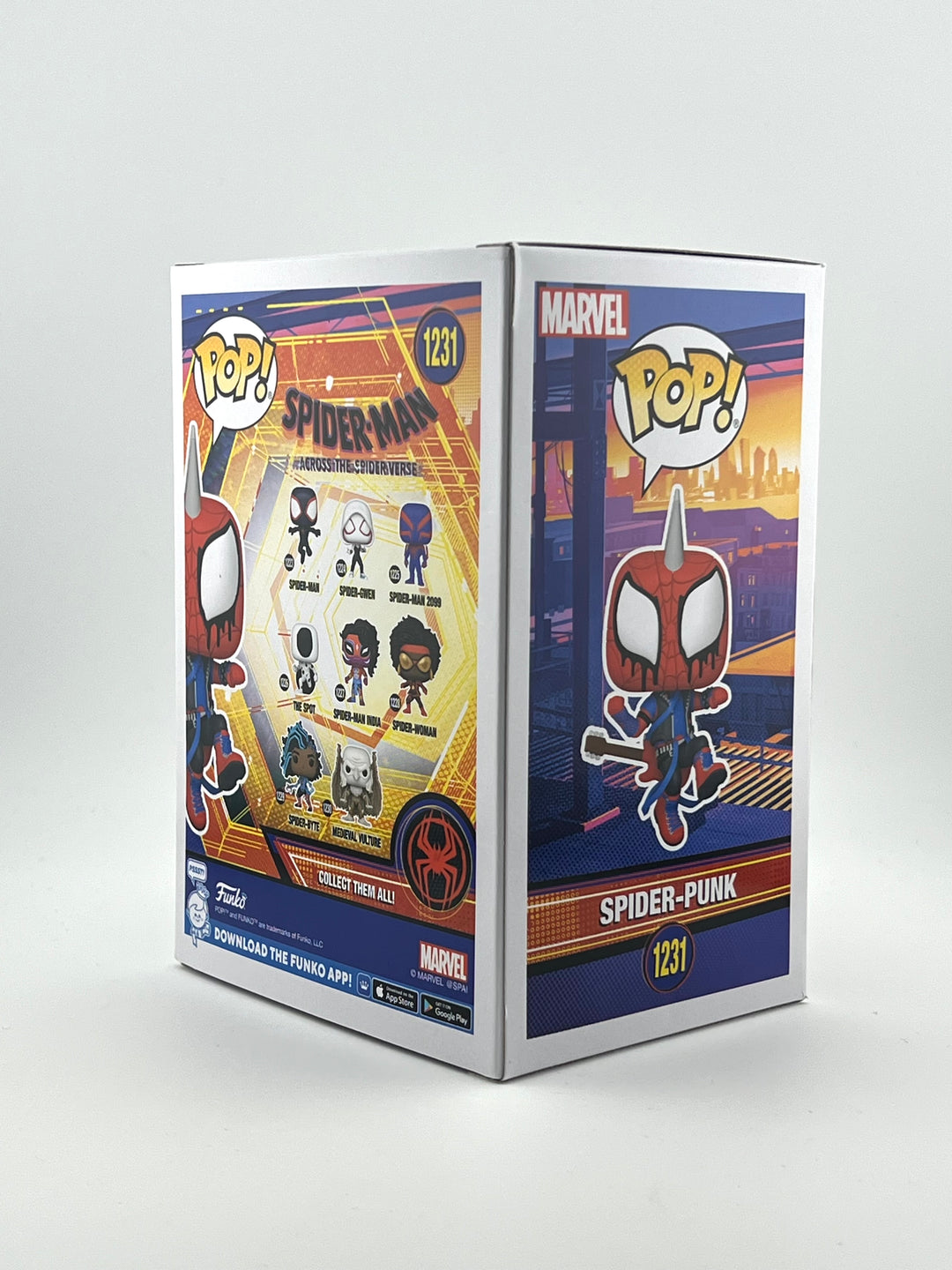 Funko Pop! Across the spiderverse: spider-punk 1231 (Funko exclusive)