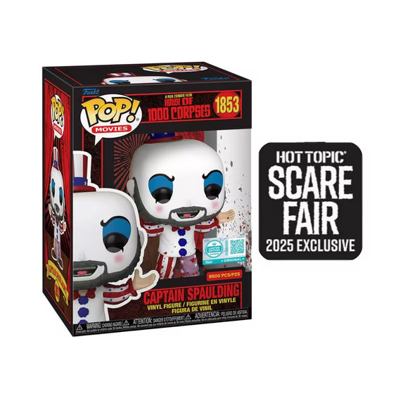 Captain Spaulding 1853 (LE 9500) - Hot Topic Scare Fair Exclusive Funko Pop