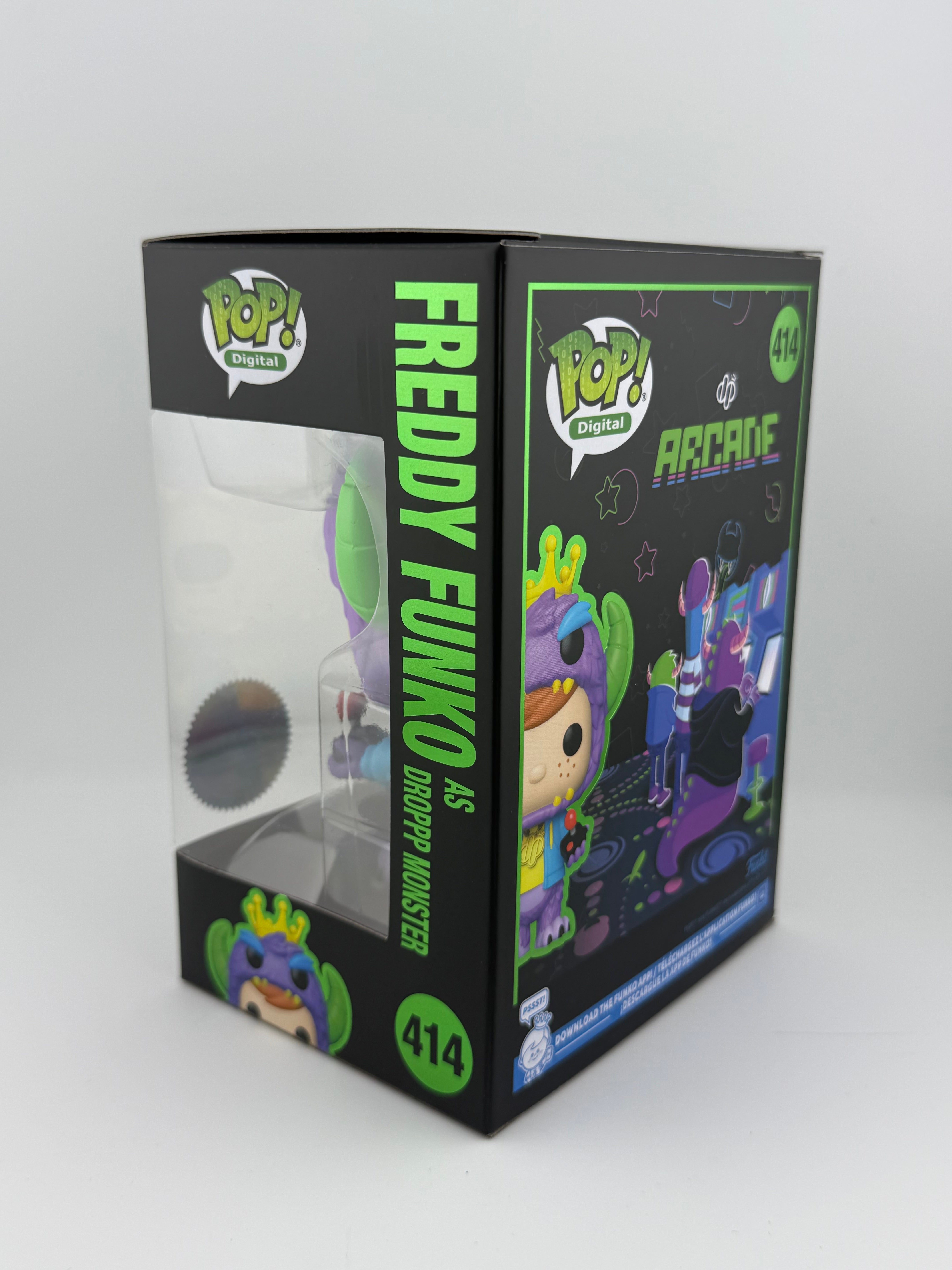 Funko POP! FREDDY FUNKO AS DROPP MONSTER 414 NFT EXCLUSIVE LE 331
