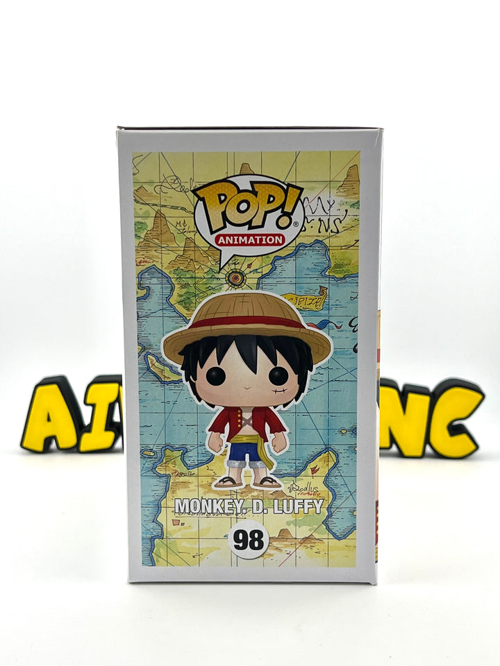 Monkey D. Luffy 98 - Autographed By Colleen Clinkenbeard + JSA Authentication - One Piece - Funko Pop!