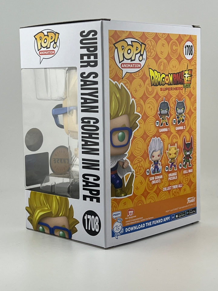 Funko Pop! Super Saiyan Gohan In Cape 1708 Chase PR Chalice Exclusive