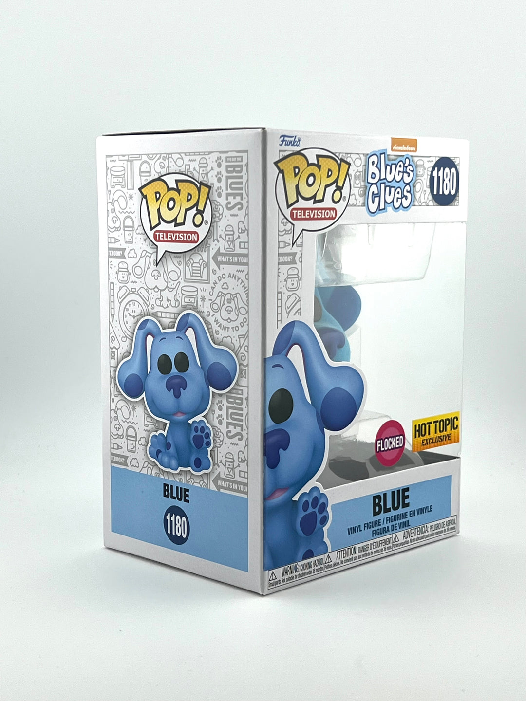 Funko pop! Blue’s clue’s: Blue 1180 flocked (hottopic exclusive)