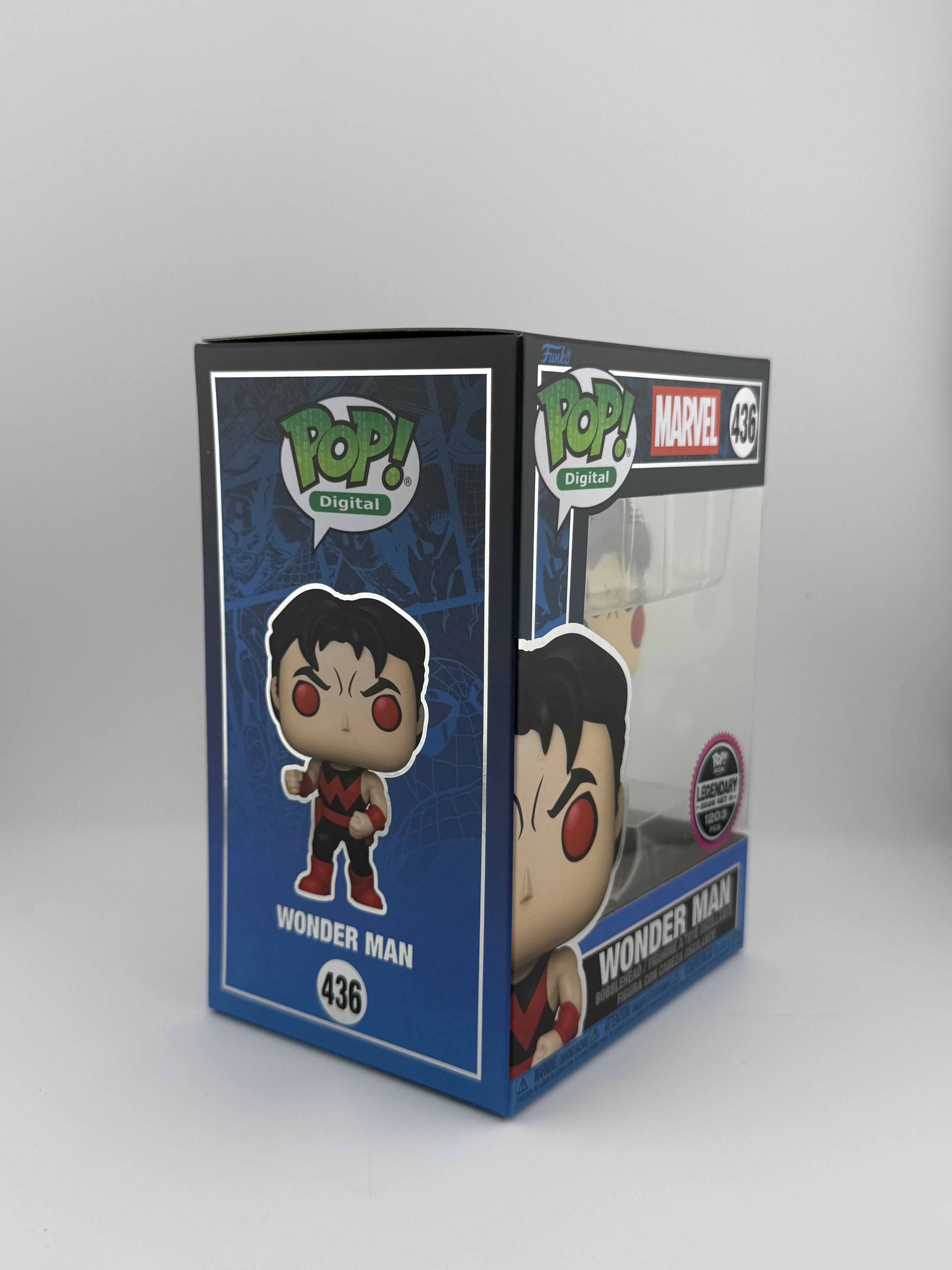Funko POP! WONDER MAN 436 NFT EXCLUSIVE LE 1203