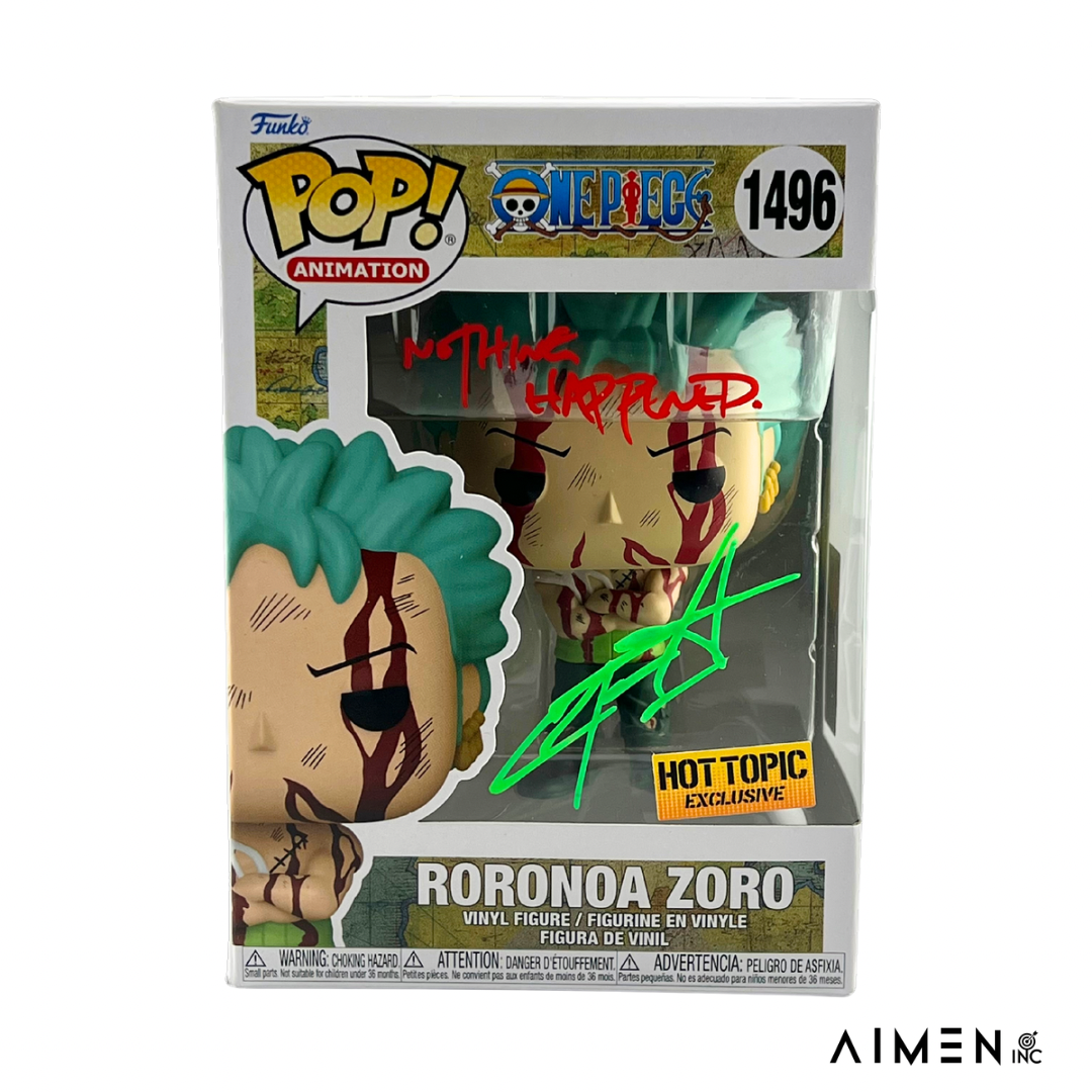 Roronoa Zoro 1496 - Autographed By Christopher Sabat - Hot Topic Exclusive + MAS Authentication