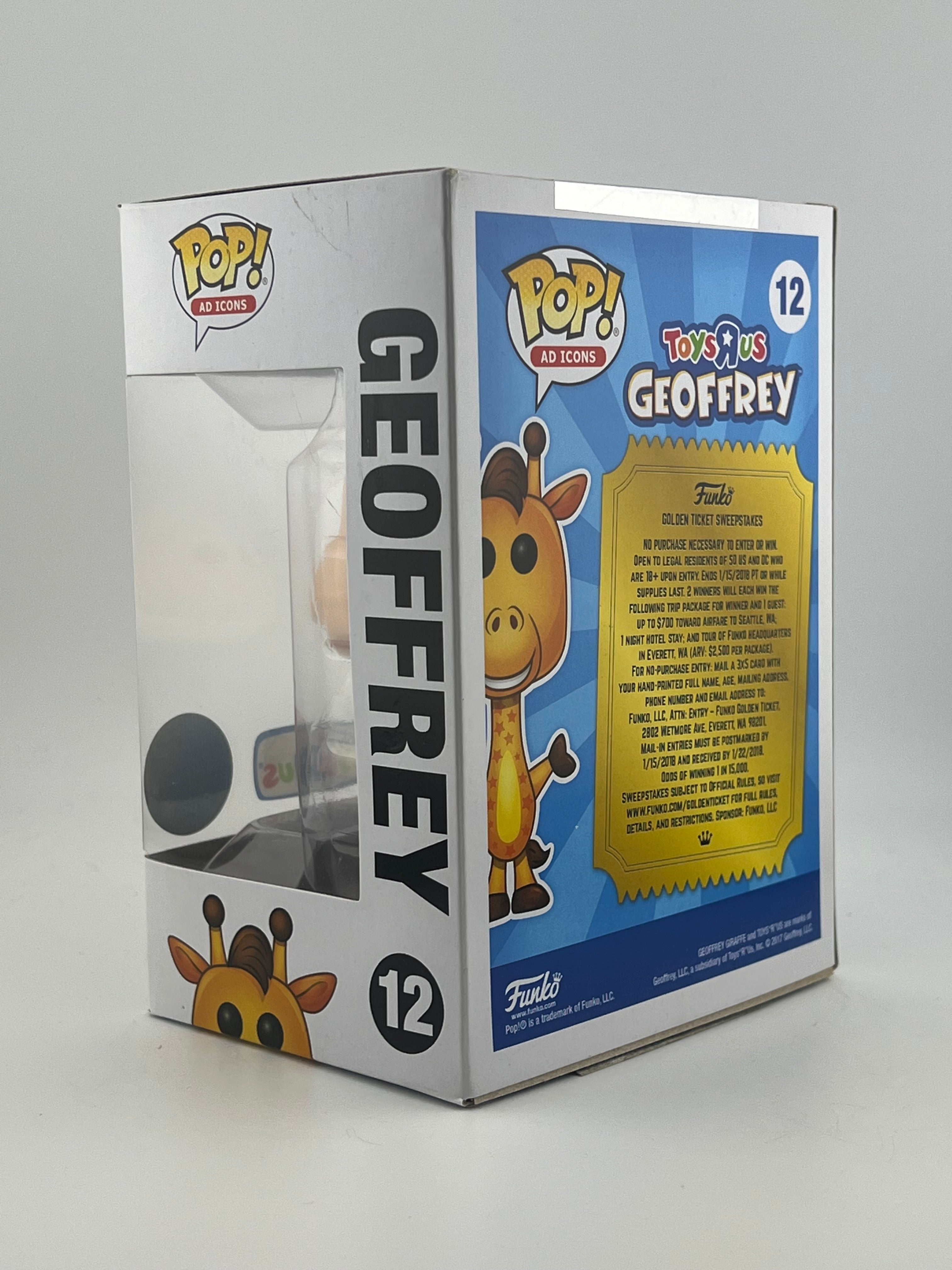 Funko Pop - GEOFFREY 12 TOYSRUS GOLDEN TICKET