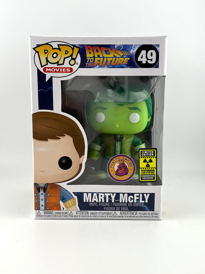 Funko Pop! Marty McFly 49 plutonium plastic empire exclusive