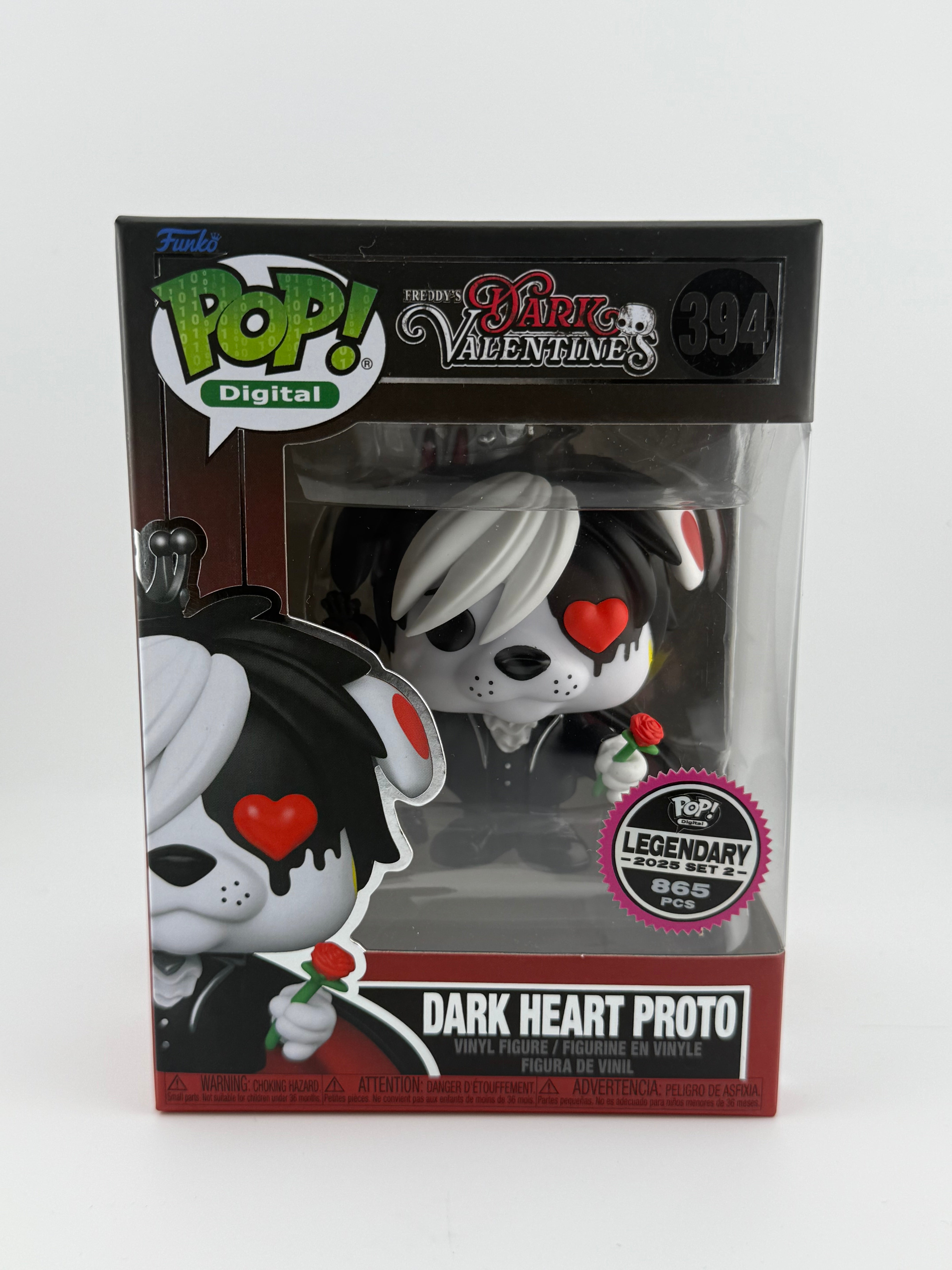 Funko POP! DARK HEART PROTO 394 NFT EXCLUSIVE LE 865
