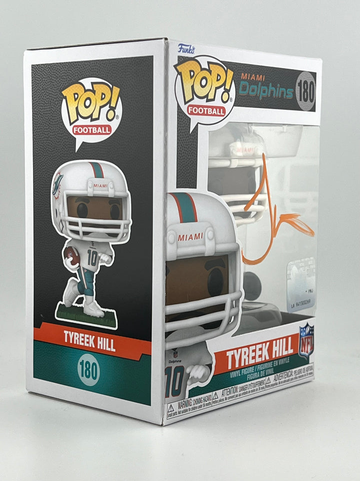 Funko Pop! Tyreek Hill 180 Autographed by Tyreek Hill Beckett Authenticated