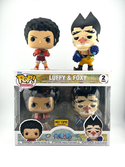 Luffy & Foxy 2 Pack - Hot Topic Exclusive - Funko Pop