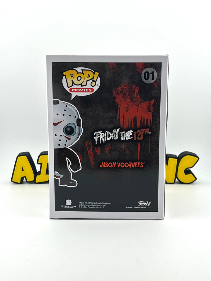 Ari Lehman Sketch and Autographed Jason Voorhees 01 Funko Pop + Custom Magnetic Armor