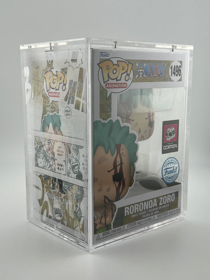 CCXP Mexico 2024 - Roronoa Zoro 1496 - Funko Pop + Custom Armor - One Piece