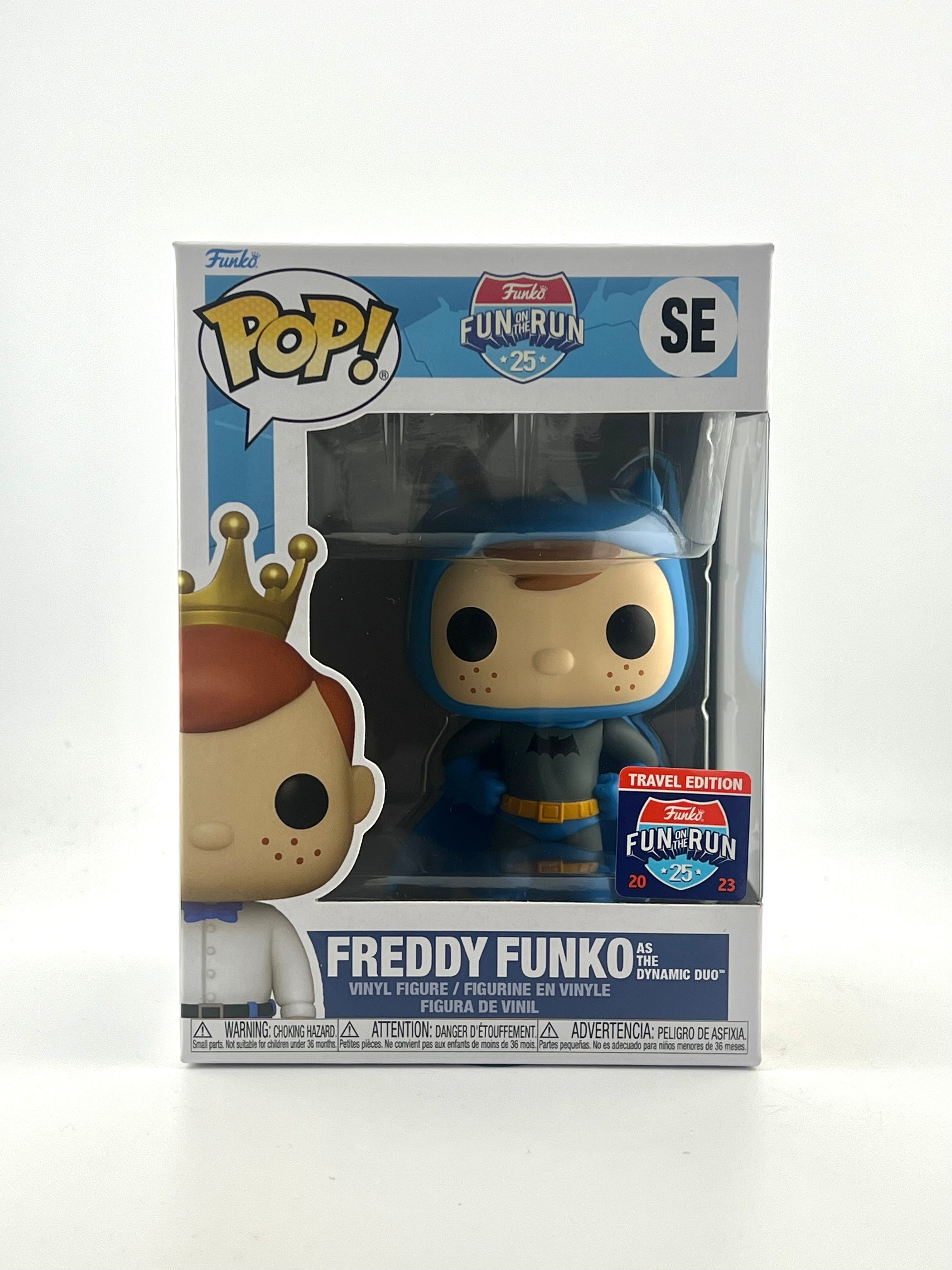 Funko Pop! FREDDY FUNKO AS THE DYNAMIC DUO (Batman)SE 2023 FUN ON THE RUN EXCLUSIVE