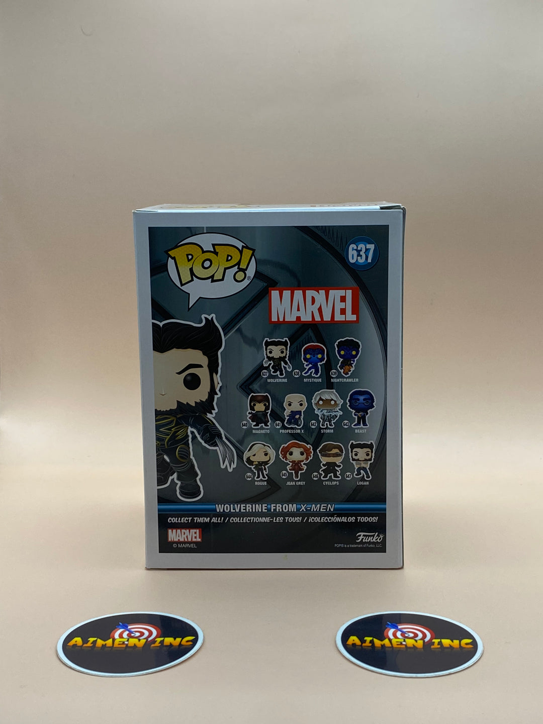 Funko Pop! Wolverine 637 - Autographed by Hugh Jackman + Beckett Authentication