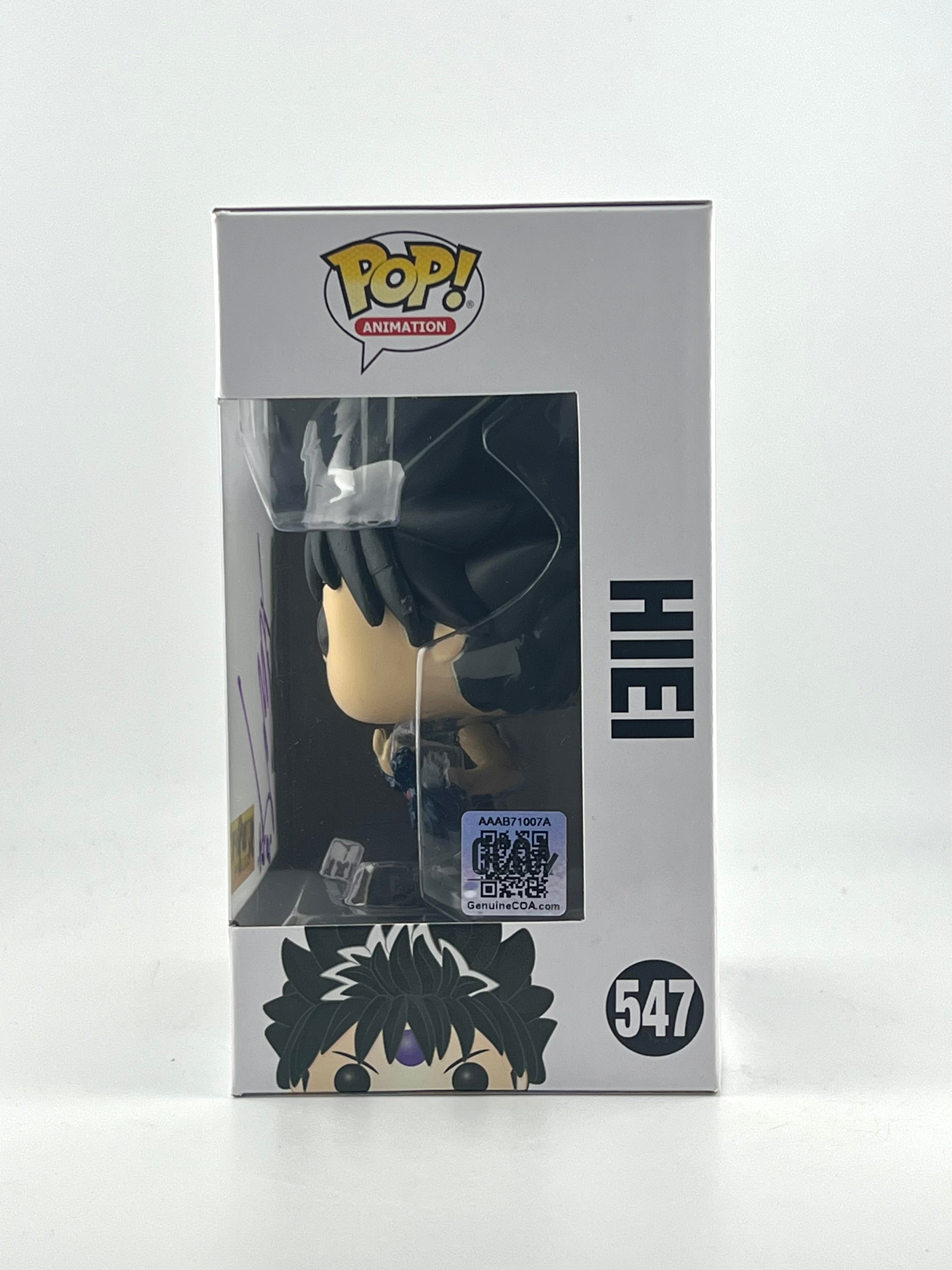 Funko Pop! HIEI 547 JVA AUTO HOT TOPIC EXCLUSIVE + AUTHENTICATION