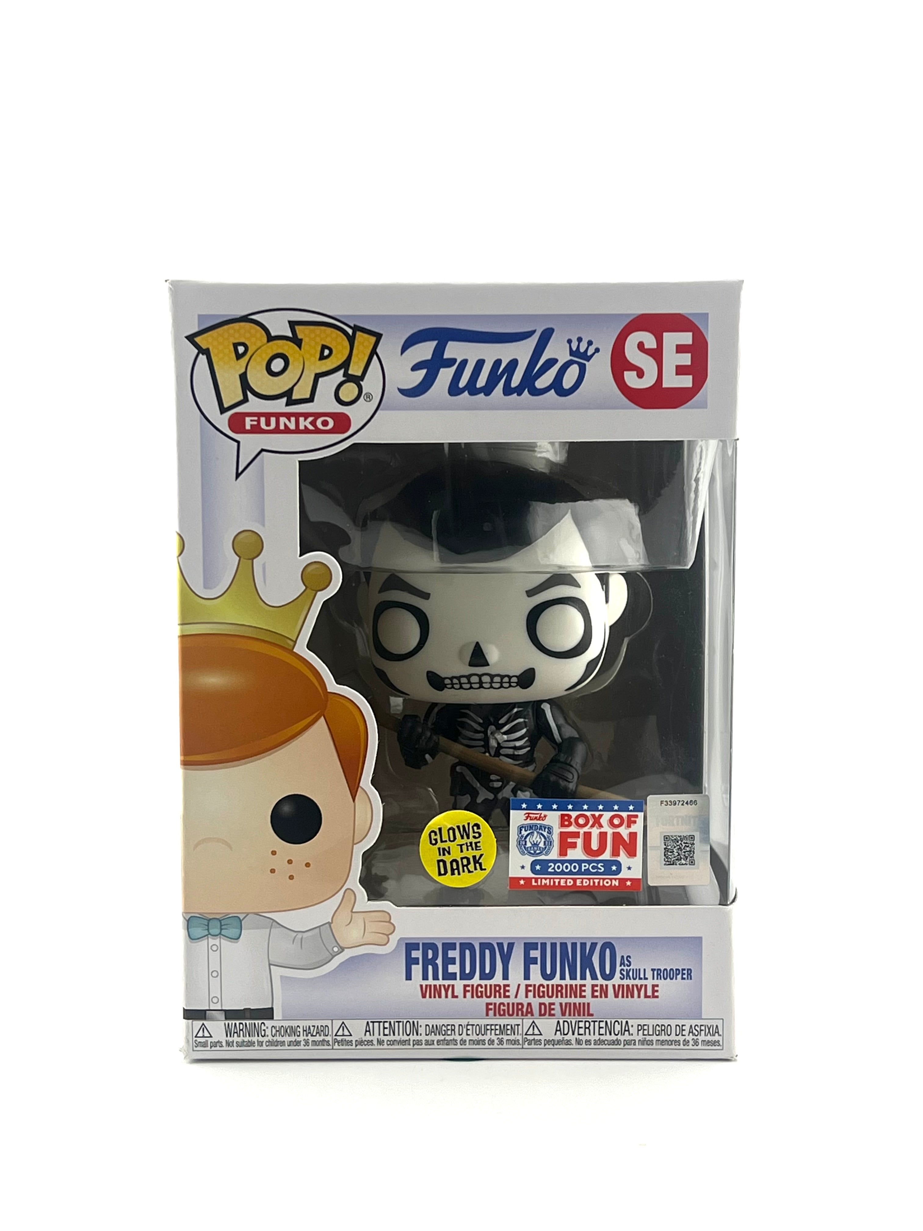 Funko Pop! FREDDY FUNKO AS SKULL TROOPER SE GITD BOX OF FUN EXCLUSIVE LE2000