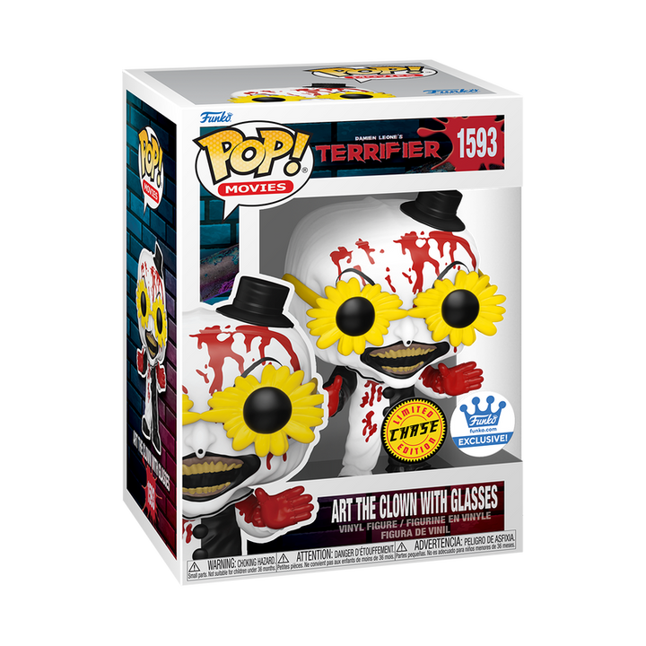 Art The Clown with Glasses CHASE Funko Pop #1593 – Exclusive Horror Collectible