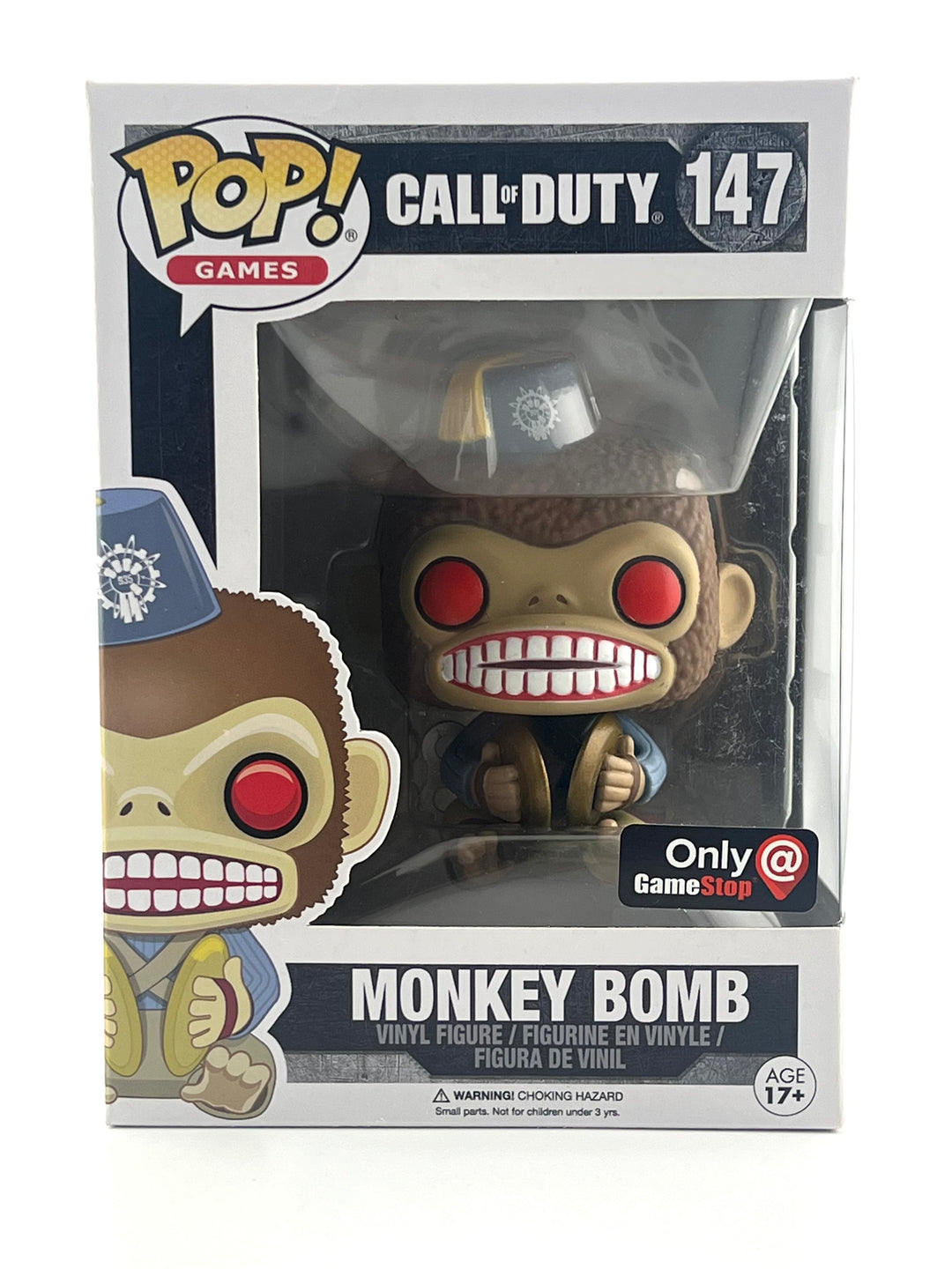 FUNKO POP! MONKEY BOMB 147 GAMESTOP EXCLUSIVE
