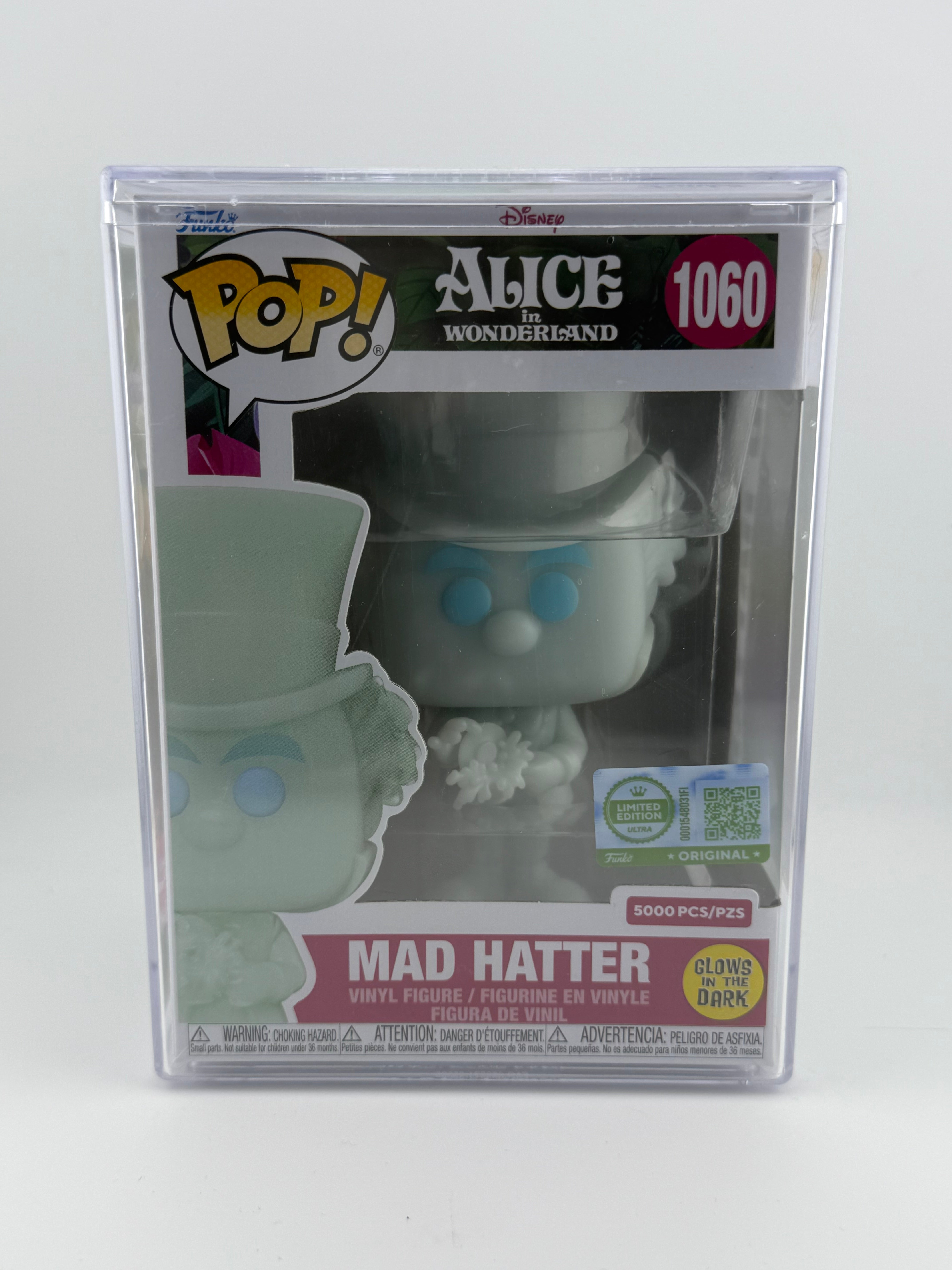 Funko POP! MAD HATTER 1060 FUNKO SHOP EXCLUSIVE GITD LE 5000