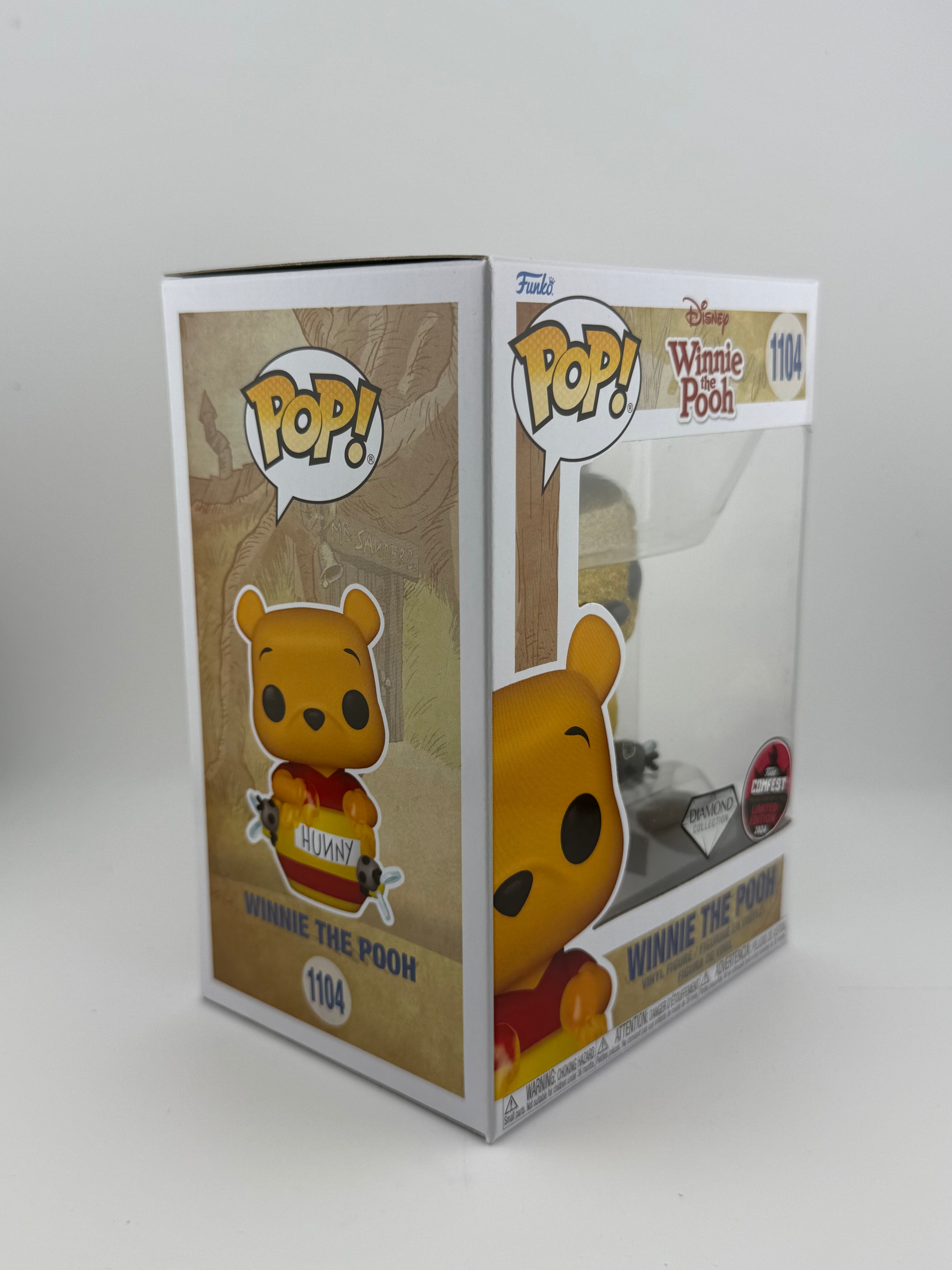 Funko POP! WINNIE THE POOH 1104 DIAMOND COMFEST 2024 EXCLUSIVE