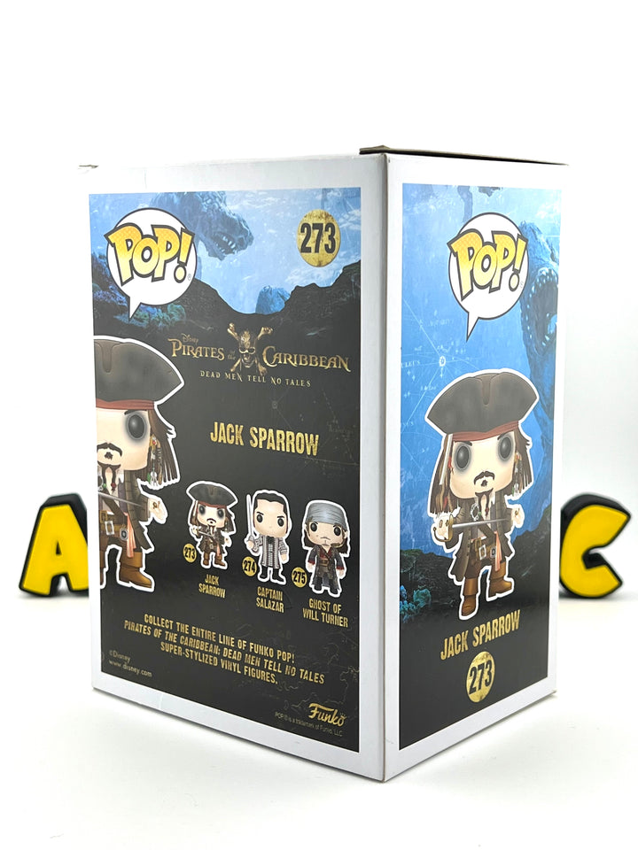 Funko Pop! Jack Sparrow 273 - Autographed by Johnny Depp JSA  + PSA/DNA Authentication - Hot Topic Exclusive - Pirates of The Caribbean