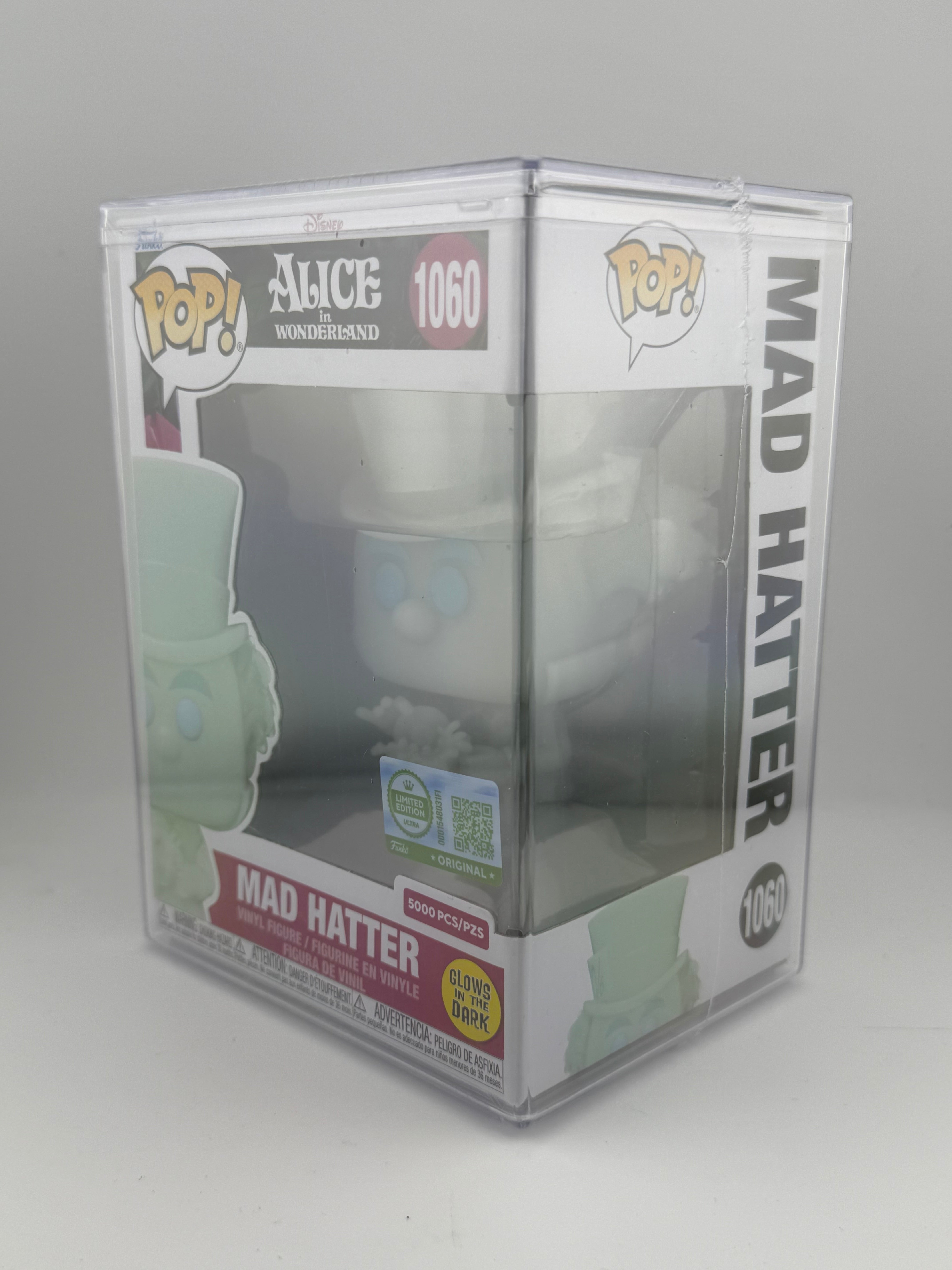 Funko POP! MAD HATTER 1060 FUNKO SHOP EXCLUSIVE GITD LE 5000