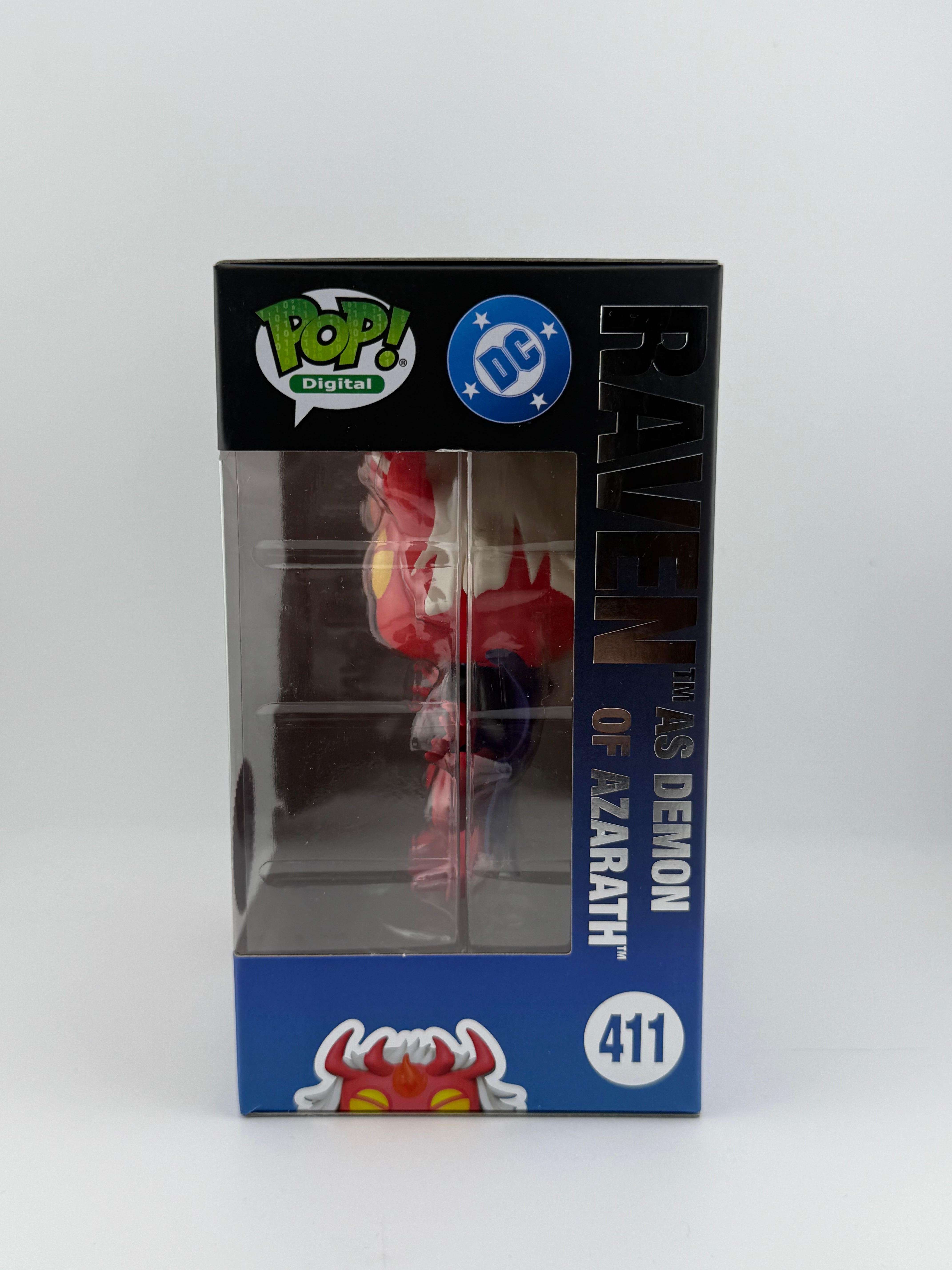 Funko POP! RAVEN AS DEMON OF AZARATH 411 GITD NFT EXCLUSIVE LE 1117