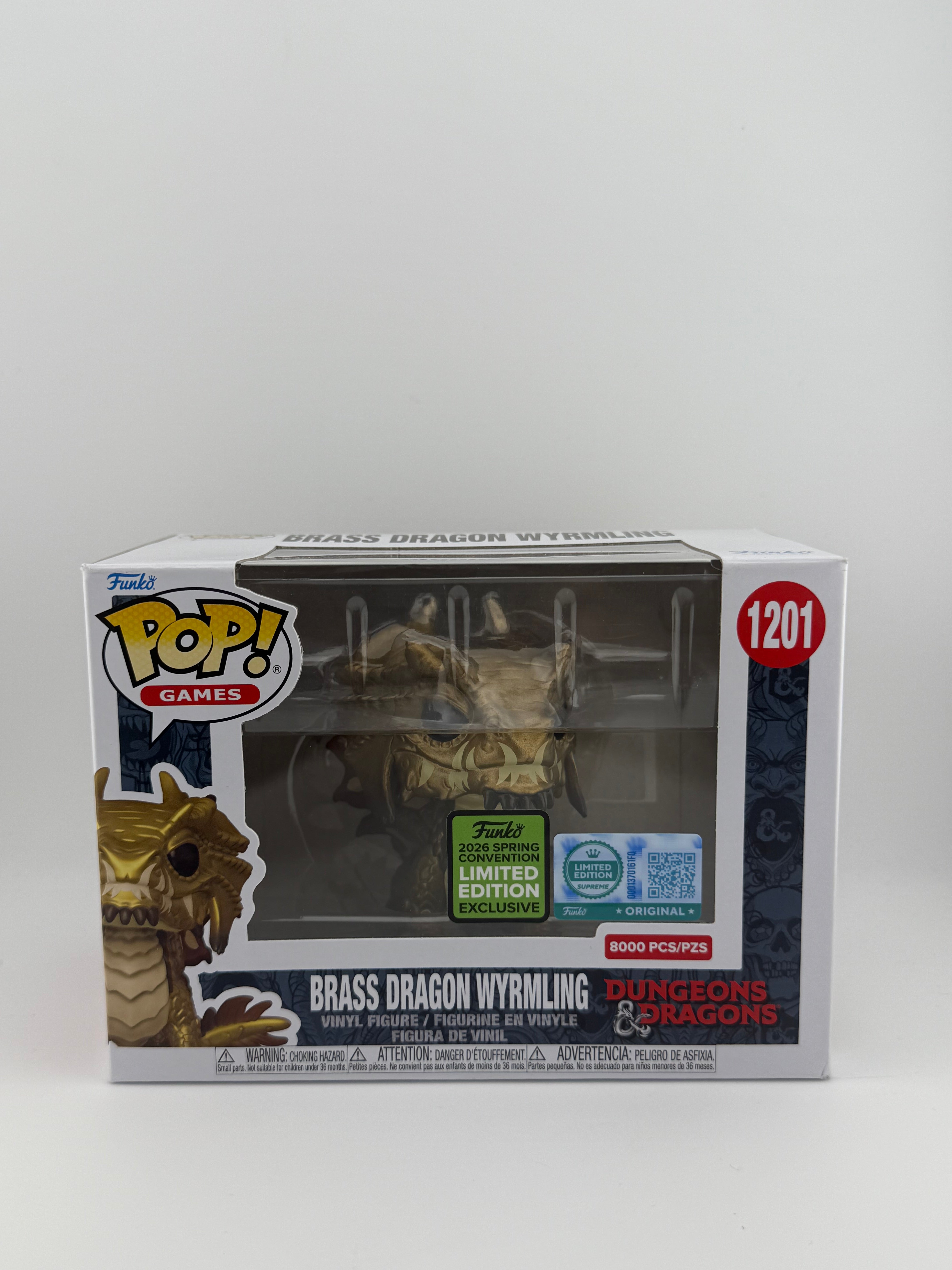 Funko POP! BRASS DRAGON WYRMLING 1201 SPRING CONVENTION SHARED EXCLUSIVE 2026