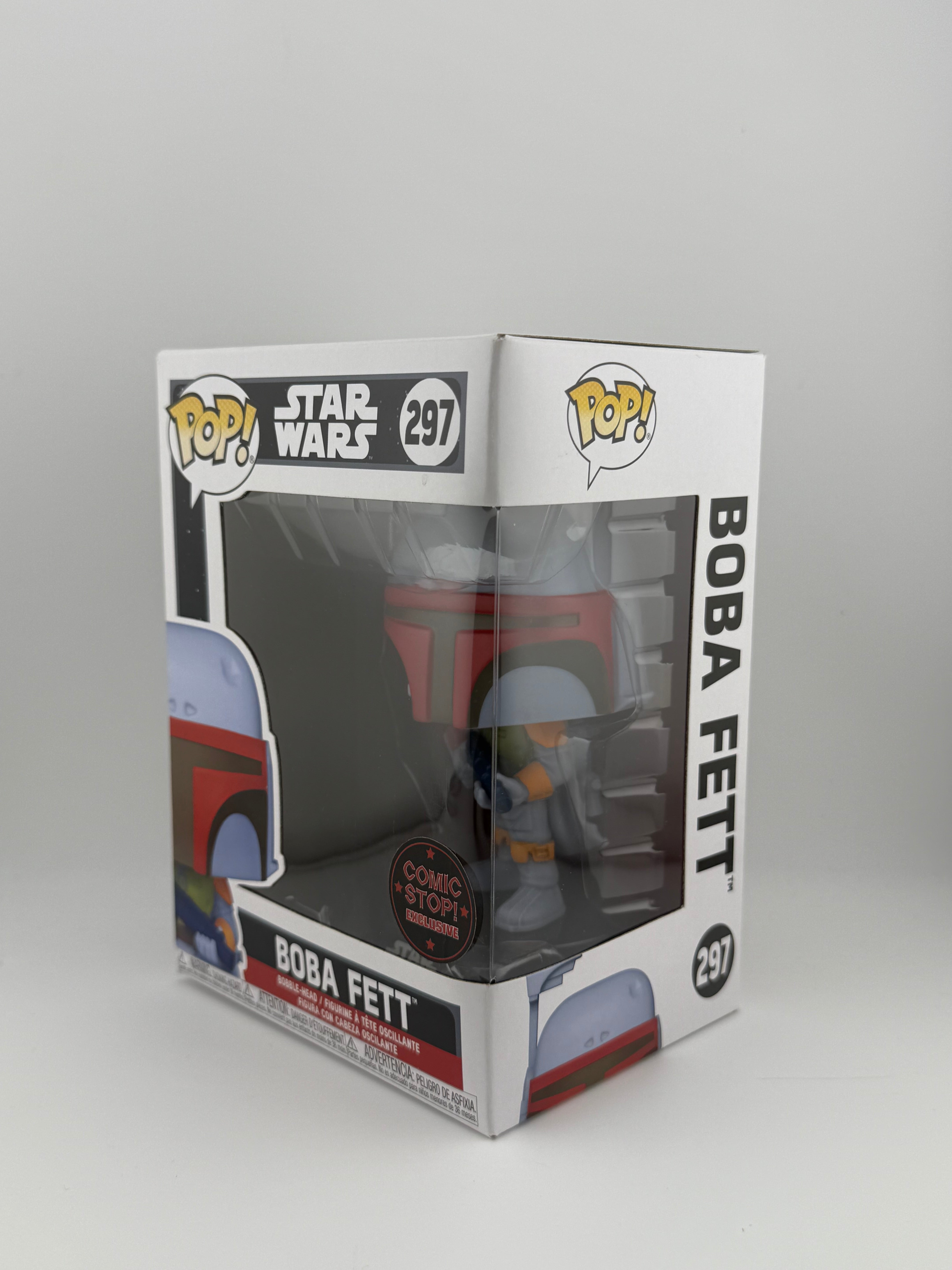 Funko POP! BOBA FETT 297 COMIC STOP EXCLUSIVE