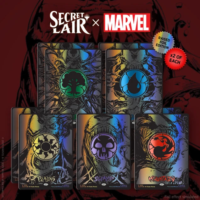 Secret Lair x Marvel's Spider-Man: Mana Symbiote Raised Foil Edition