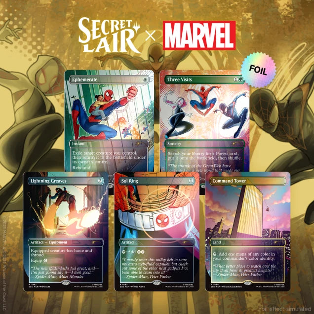 SECRET LAIR X MARVEL'S SPIDER-MAN: HEROIC DEEDS FOIL EDITION