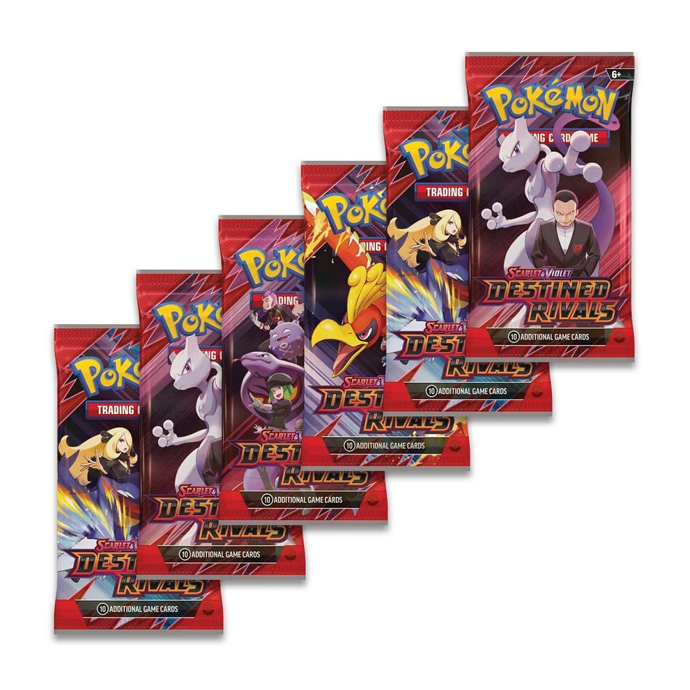 Pokémon TCG: Destined Rivals Booster Bundle (6 Packs)