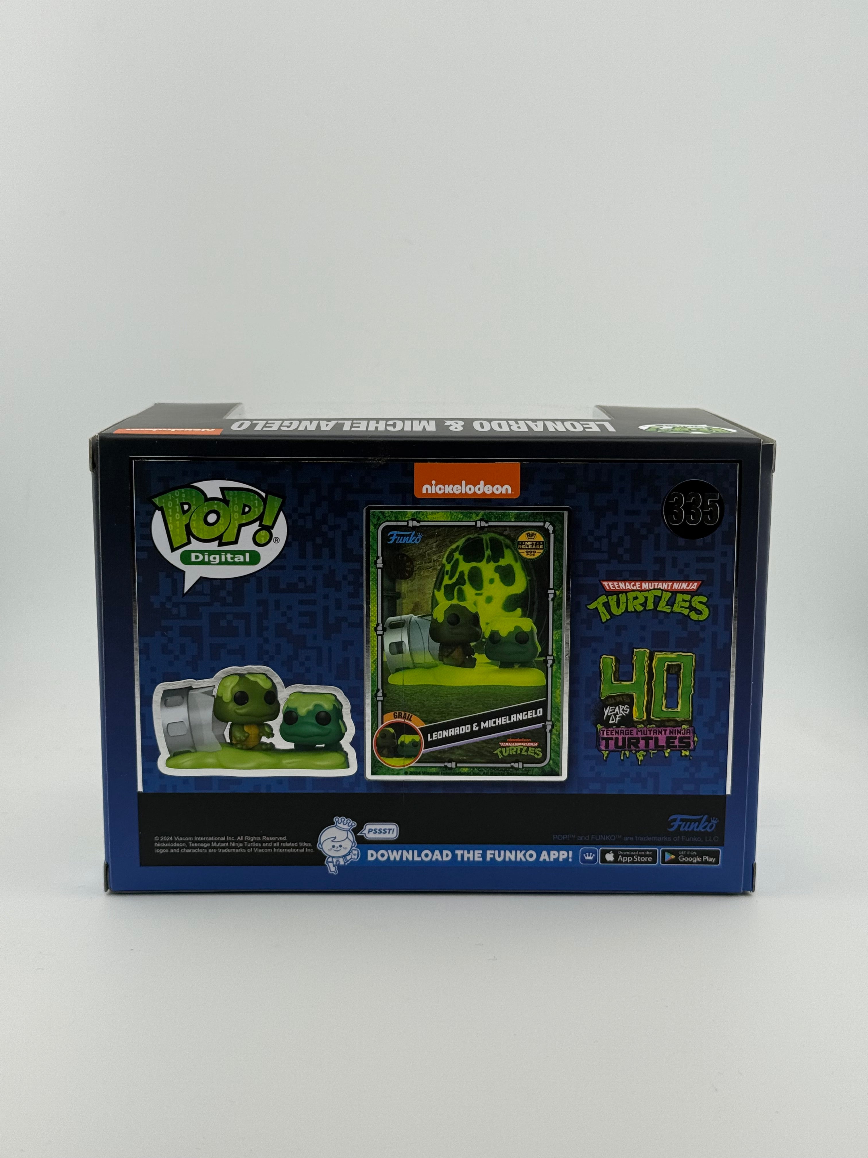 Funko Pop! Leonardo & Michelangelo 335 NFT GRAIL
