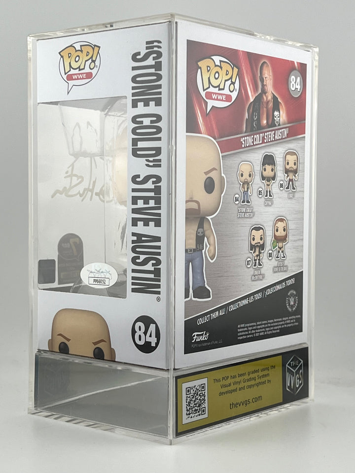 Funko Pop! “Stone Cold” Steve Austin Autographed by Steve Austin 7BAP Exclsuive JSA Authenticated